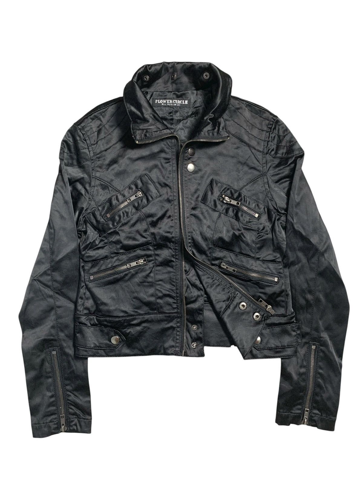 14th Addiction FLOWER CIRCLE MULTI ZIPPER AND POCKET JACKET IFSIX LGB STYLE Size US M / EU 48-50 / 2 - 1 Thumbnail