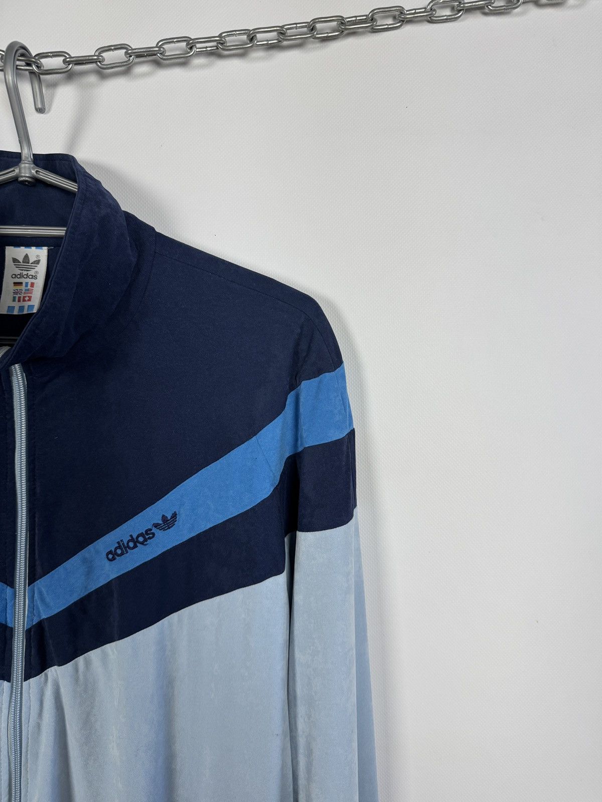 Adidas Men’s Adidas Vintage Zip Up Track Jacket 90s Retro Size L Size US L / EU 52-54 / 3 - 2 Thumbnail
