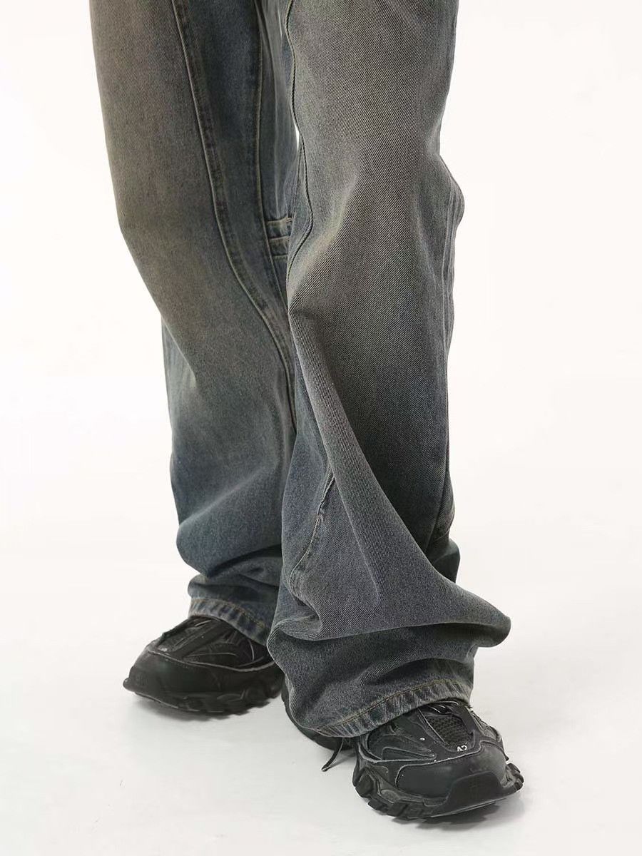 Japanese Brand × Jean High Street Loose Micro Flare Vintage Jeans Size US 30 / EU 46 - 4 Thumbnail