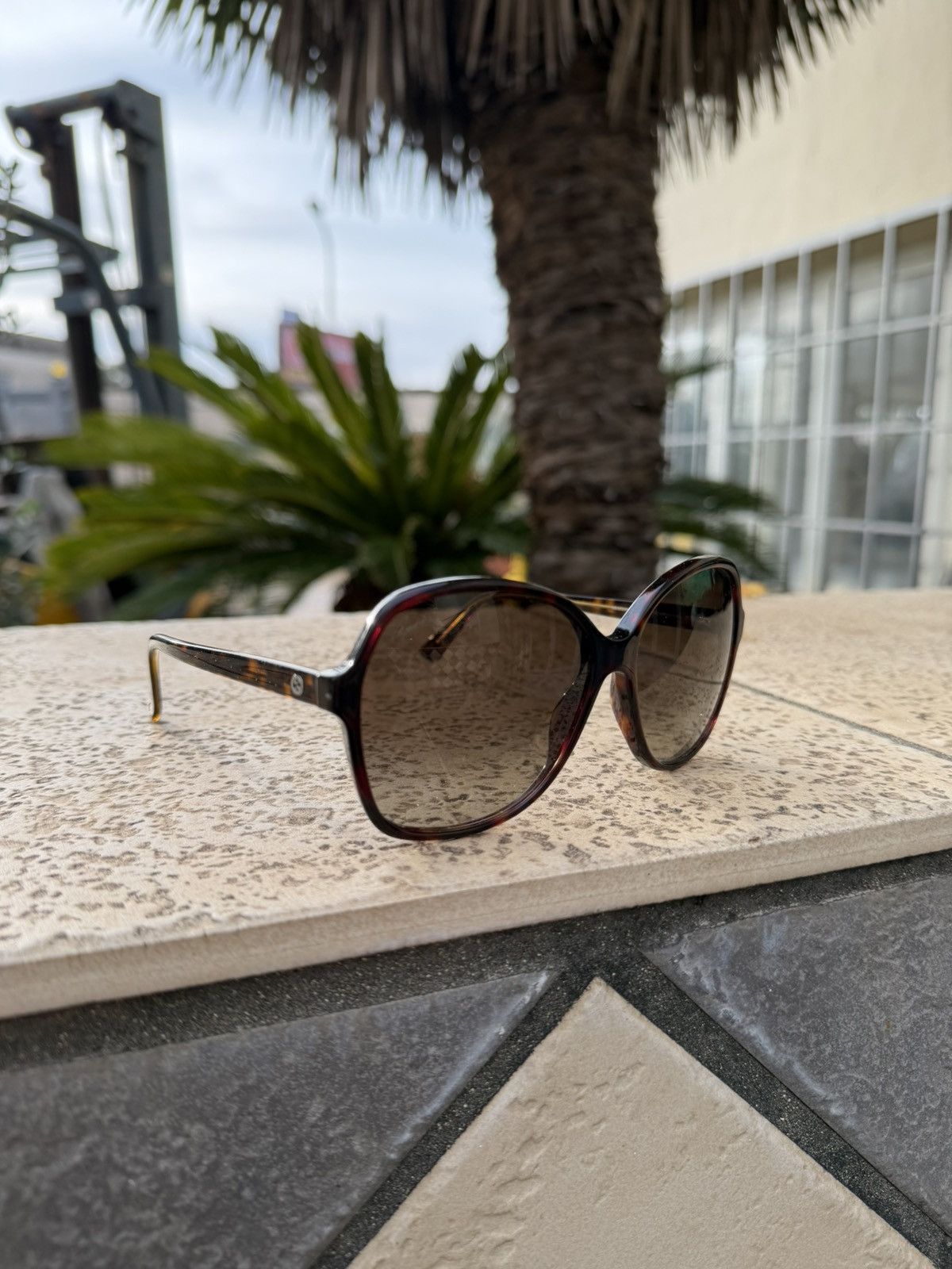 Gucci Gucci Sunglasses Brown GG 3721/S Size ONE SIZE - 1 Thumbnail
