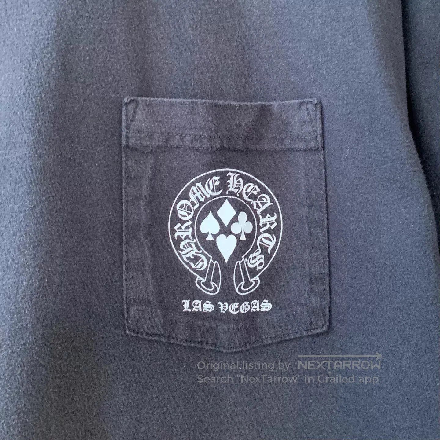 Chrome Hearts Black Short-Sleeve T-Shirt with Pocket (XL). Size US XL / EU 56 / 4 - 3 Thumbnail
