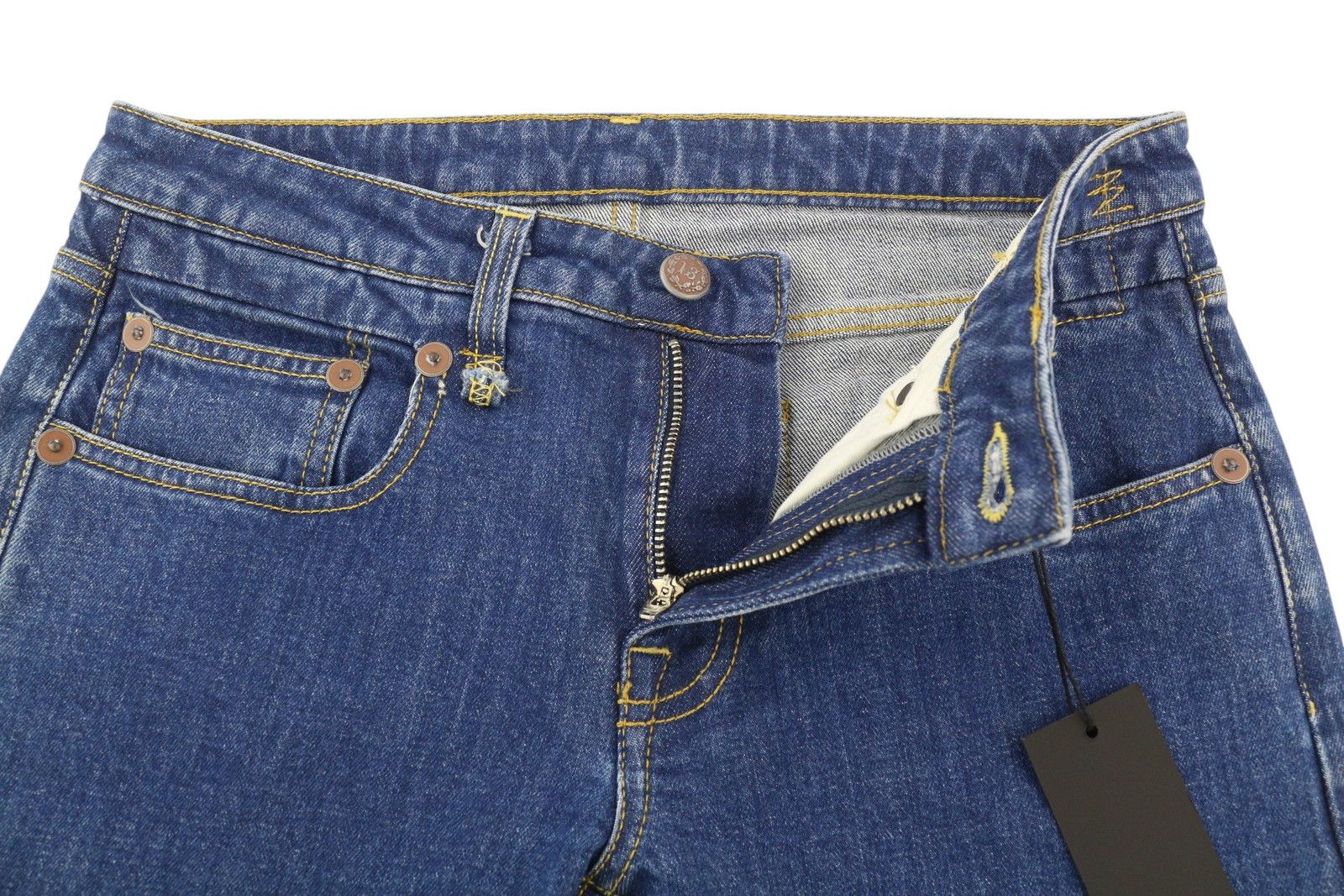 R13 BOY 27 Skinny Jasper Stretch Ankle Blue 85433 Size 27" / US 4 / IT 40 - 4 Thumbnail