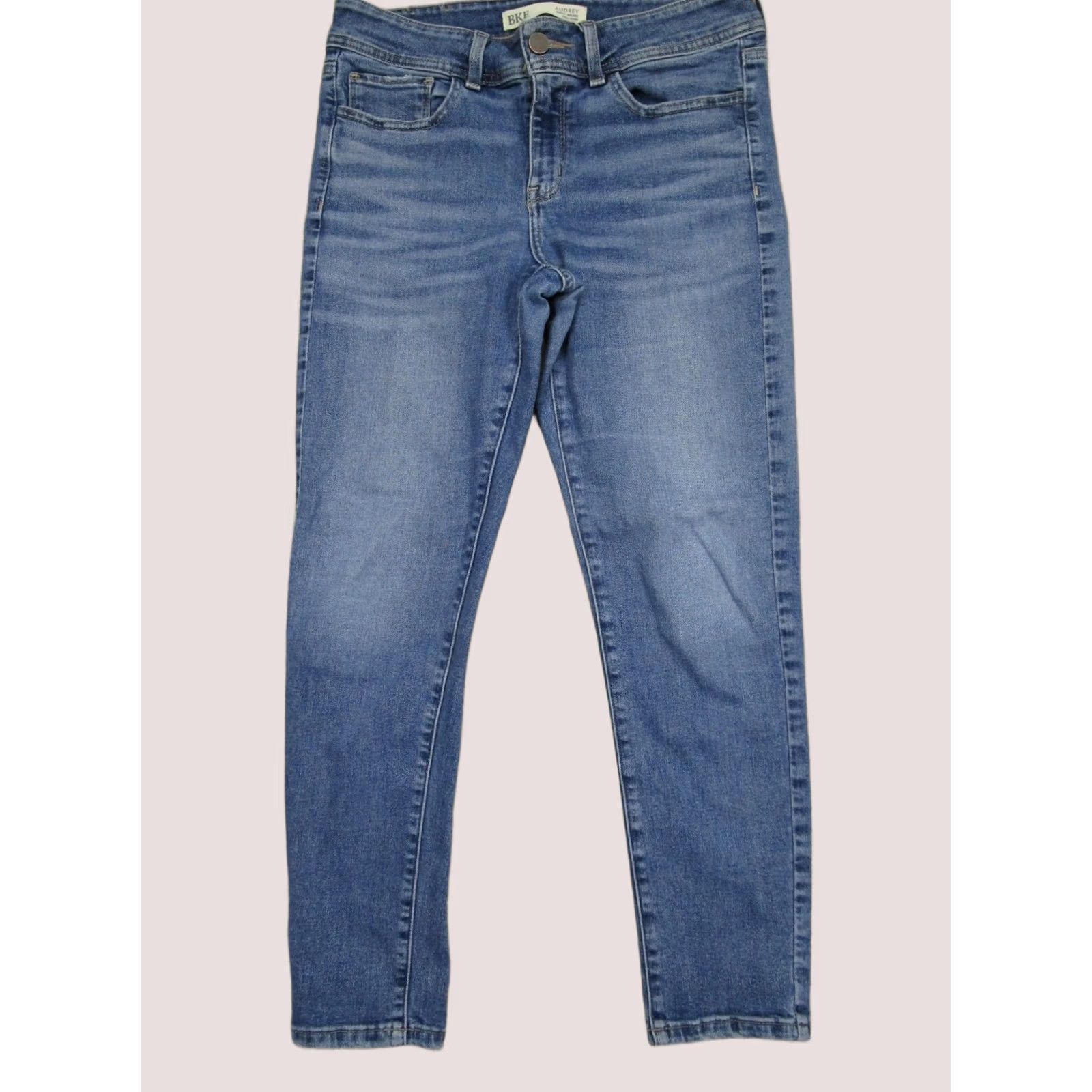 Vintage BKE Jeans Women 29 Buckle Ankle Slim Fit Light Wash Denim Pants Blue 5-Pocket Logo Modern Slimming Womens Jeans Use 29 Buckle Bke Style: Ankle Size 29" - 1 Thumbnail