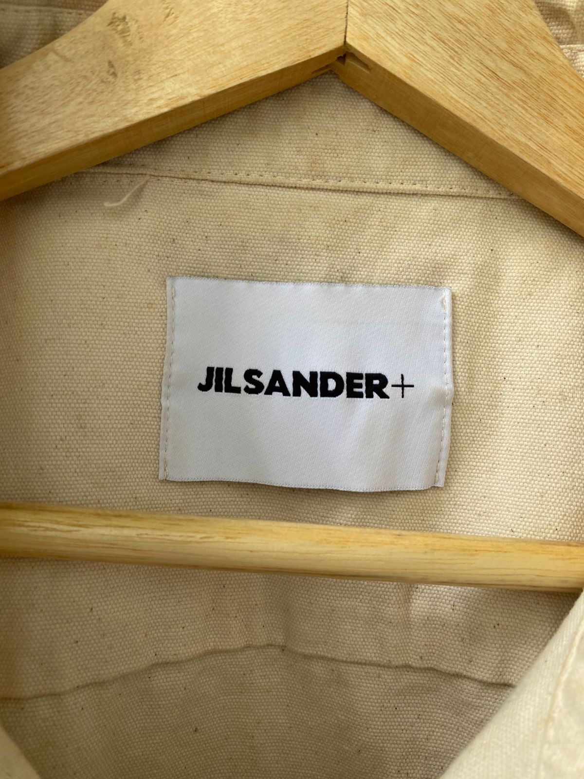 Jil Sander Jill Sander Campaign Back Logo Canvas Button Down Shirt Size US L / EU 52-54 / 3 - 6 Thumbnail