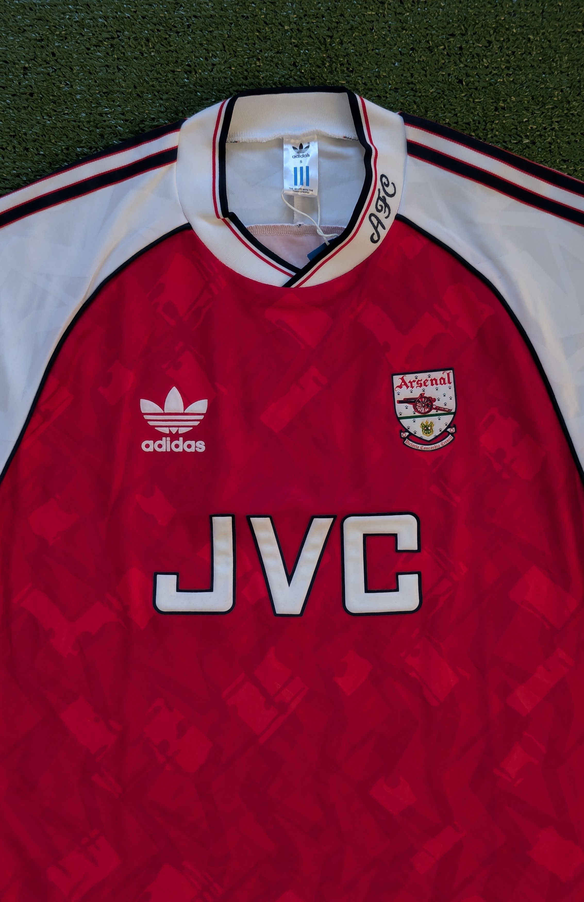 Adidas ARSENAL 1990/1992 HOME FOOTBALL SHIRT JERSEY REPLICA ADIDAS Size US S / EU 44-46 / 1 - 8 Thumbnail