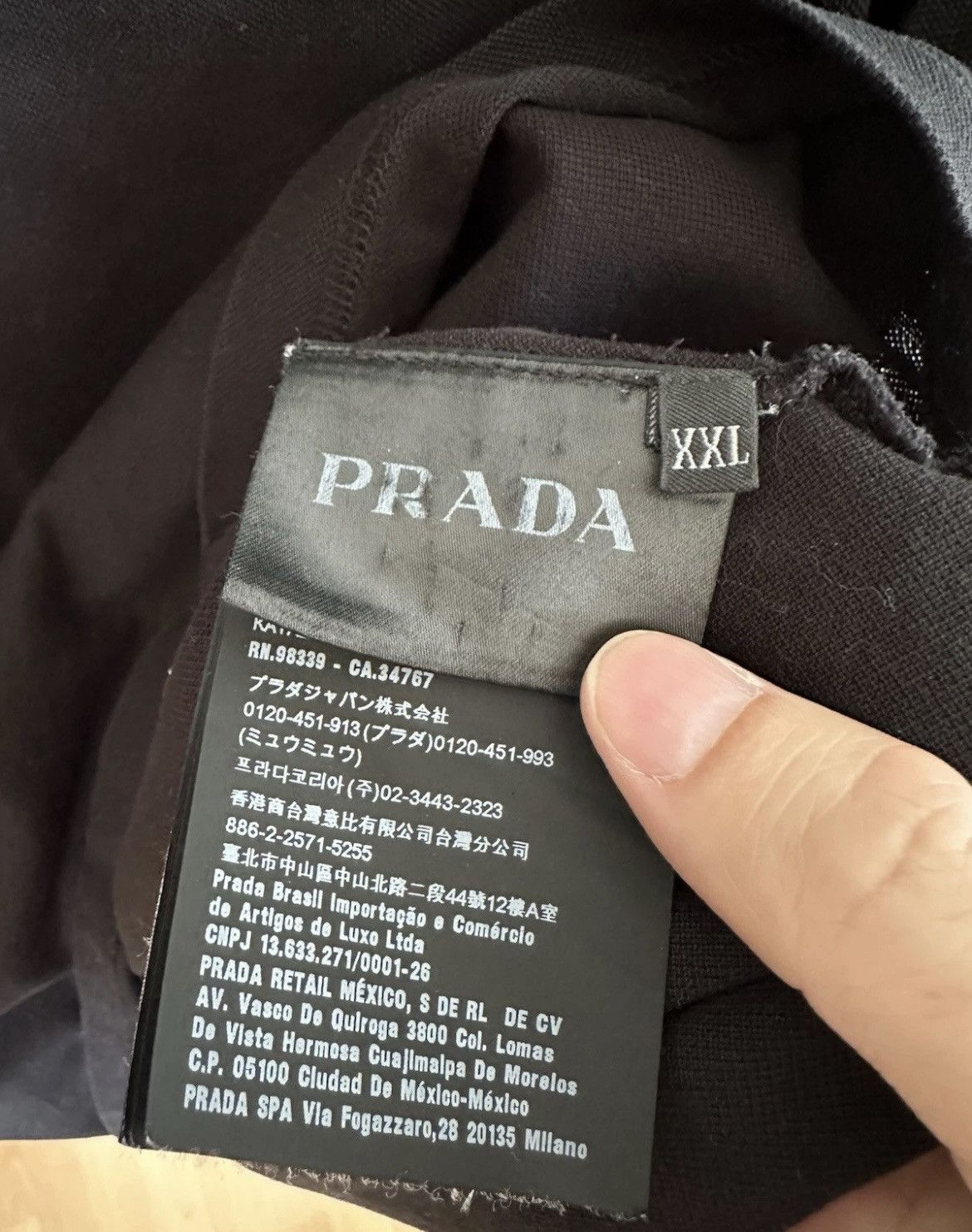 Prada Prada polo Size US XXL / EU 58 / 5 - 6 Thumbnail
