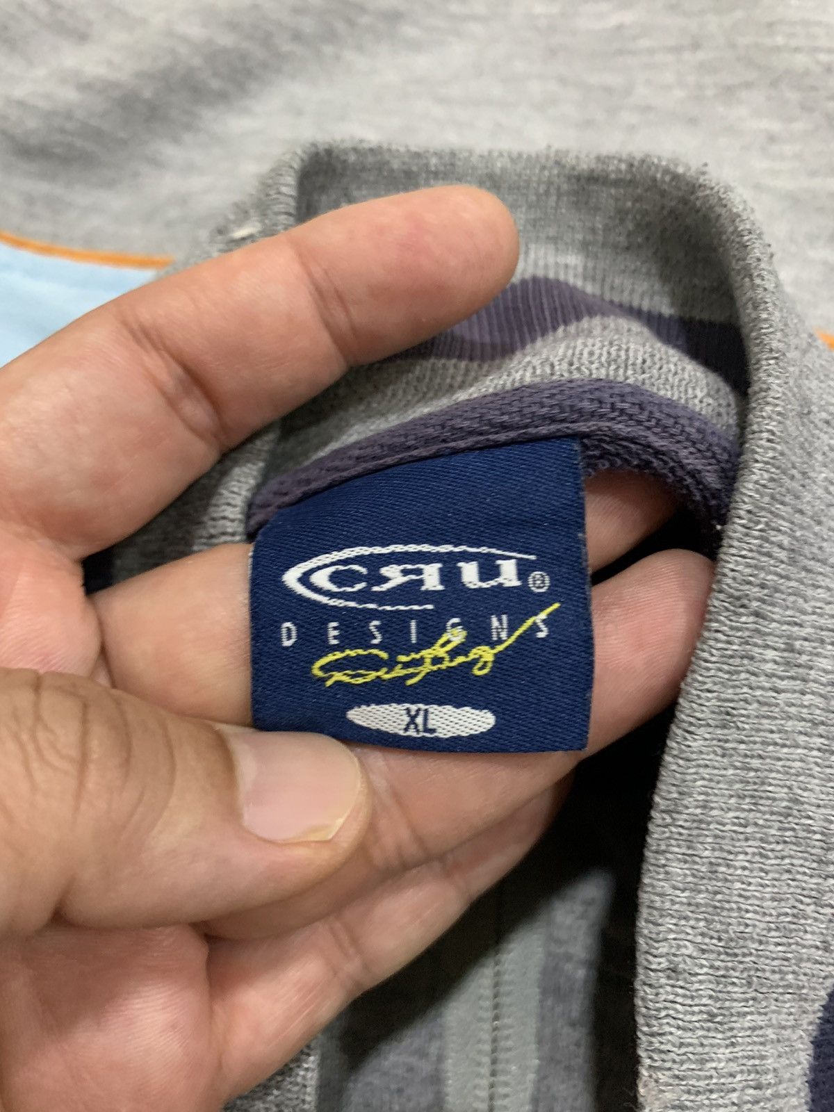 Santa Cruz Skateboards Vintage Cru Surf Zipper Sweatshirt XL Size US XL / EU 56 / 4 - 15 Thumbnail