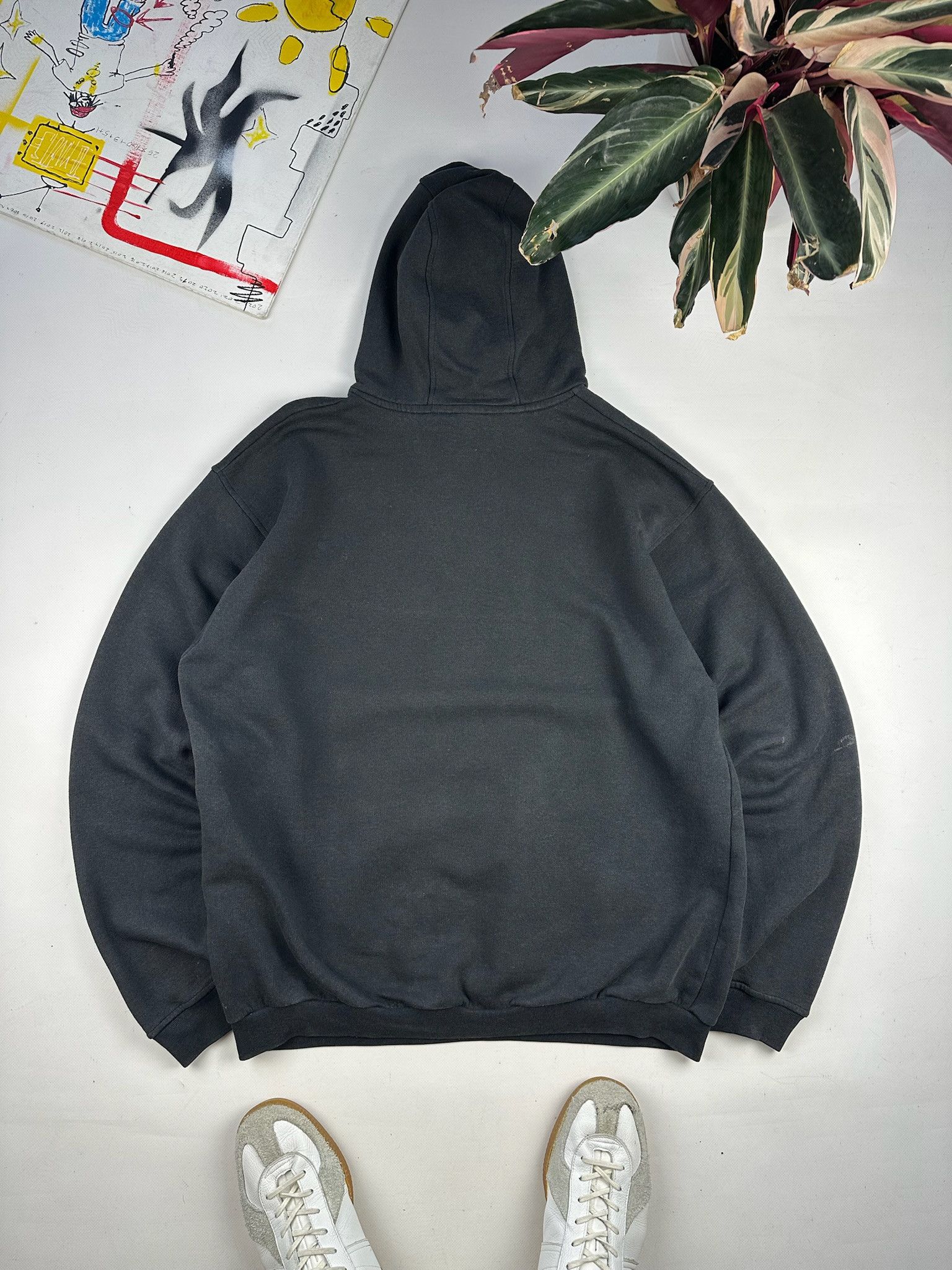 Nike Vintage Nike Athletic Hoodie big logo Centr swoosh size L Size US L / EU 52-54 / 3 - 10 Thumbnail