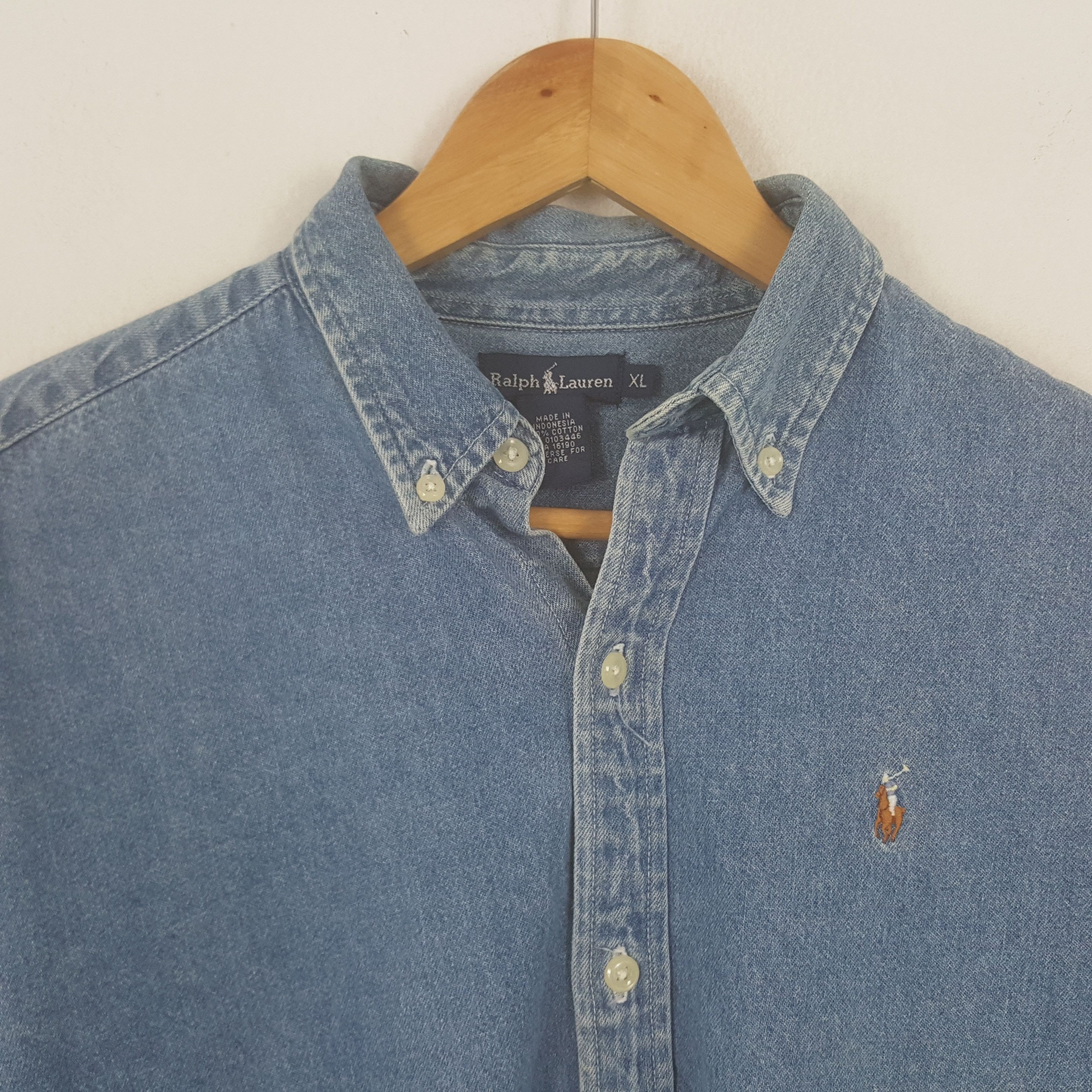 Ralph Lauren × Vintage Vintage Polo by Ralph Lauren Designer Brand Shirt Size US XL / EU 56 / 4 - 2 Thumbnail