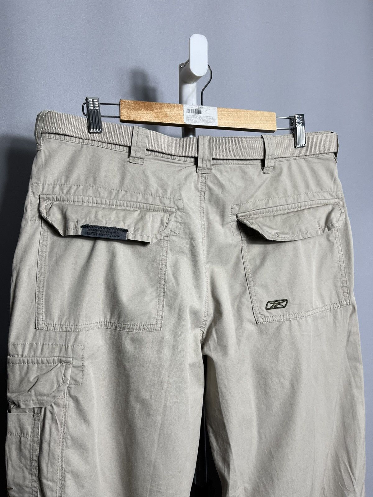 Reebok × Vintage Reebok military cargo pants men’s tactical beige cotton Size US 32 / EU 48 - 7 Thumbnail