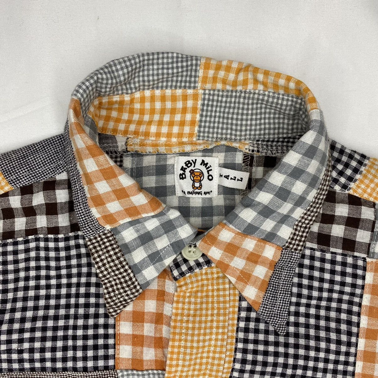 Bape Baby Milo Patchwork Button Down Size L / US 10 / IT 46 - 6 Thumbnail