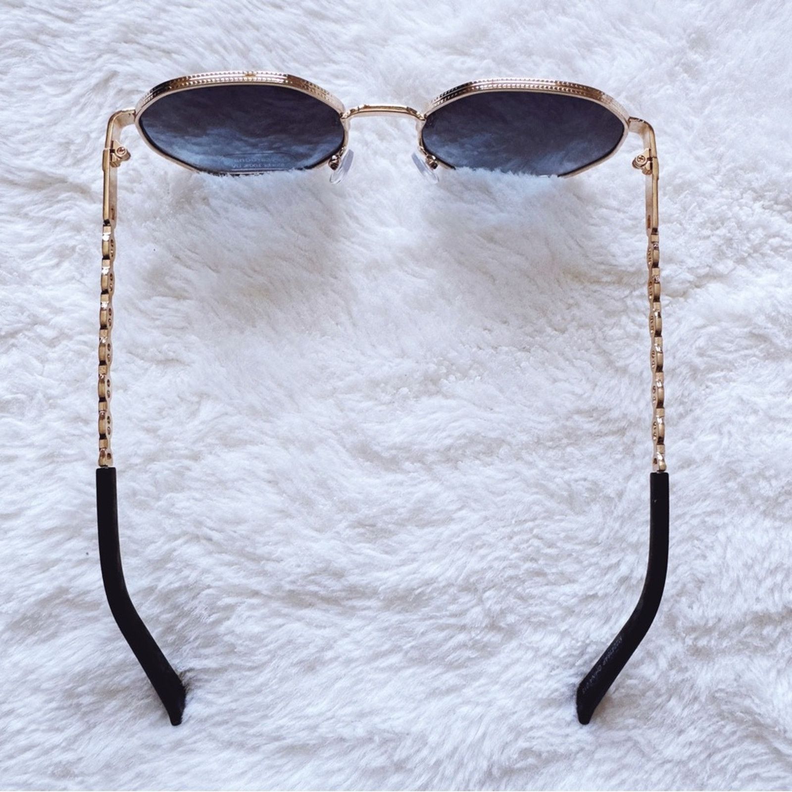 Other Phoebe Dark Blue Geometric Sunglasses Size ONE SIZE - 10 Thumbnail