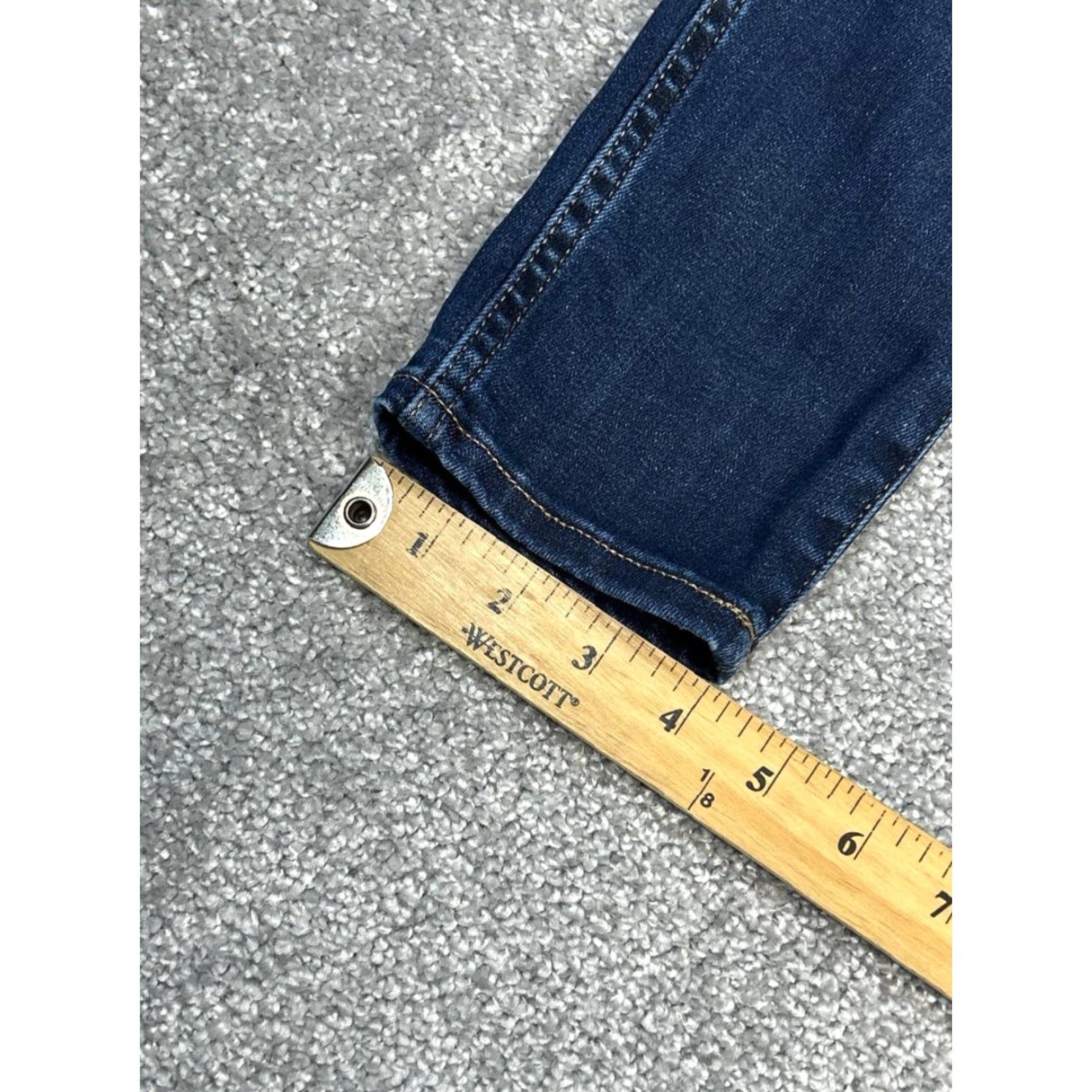Madewell Madewell Jeans 26 Tall Blue Denim Mid Rise 10'' High Rise Skinny 25x30 Womens Size 26" / US 2 / IT 38 - 4 Thumbnail