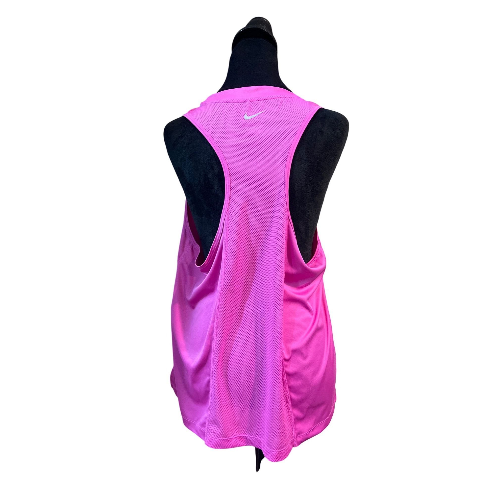 Nike Nike Womens Pink Dri-Fit Running Tank Top XL Athletic Sleeve Size XL / US 12-14 / IT 48-50 - 3 Thumbnail