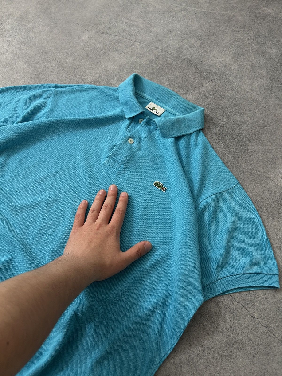 Lacoste × Vintage Vintage Lacoste blue mens polos classic old money style💸 Size US M / EU 48-50 / 2 - 3 Thumbnail