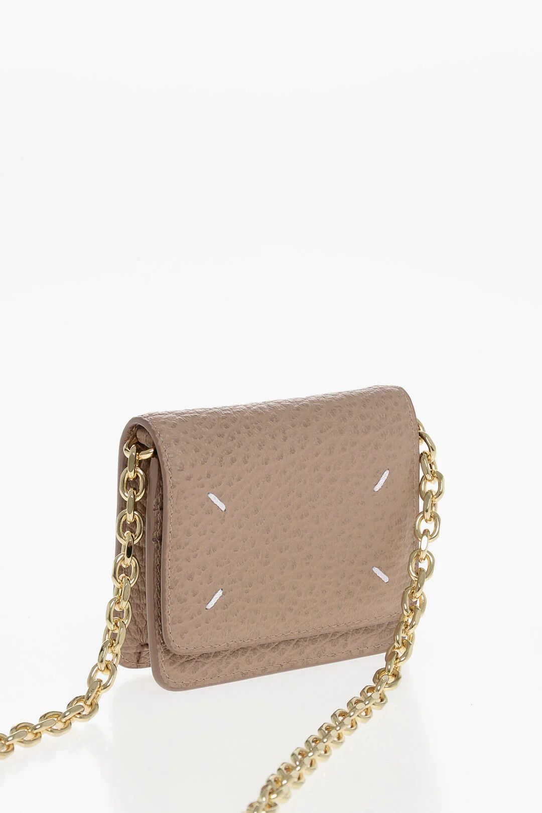 Maison Margiela og1mm0426 Size: OS / Hammered Leather Wallet in Pink Size ONE SIZE - 3 Thumbnail