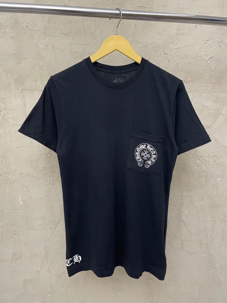 Chrome Hearts Chrome Hearts Black Pocket T-Shirt Size US S / EU 44-46 / 1 - 1 Thumbnail