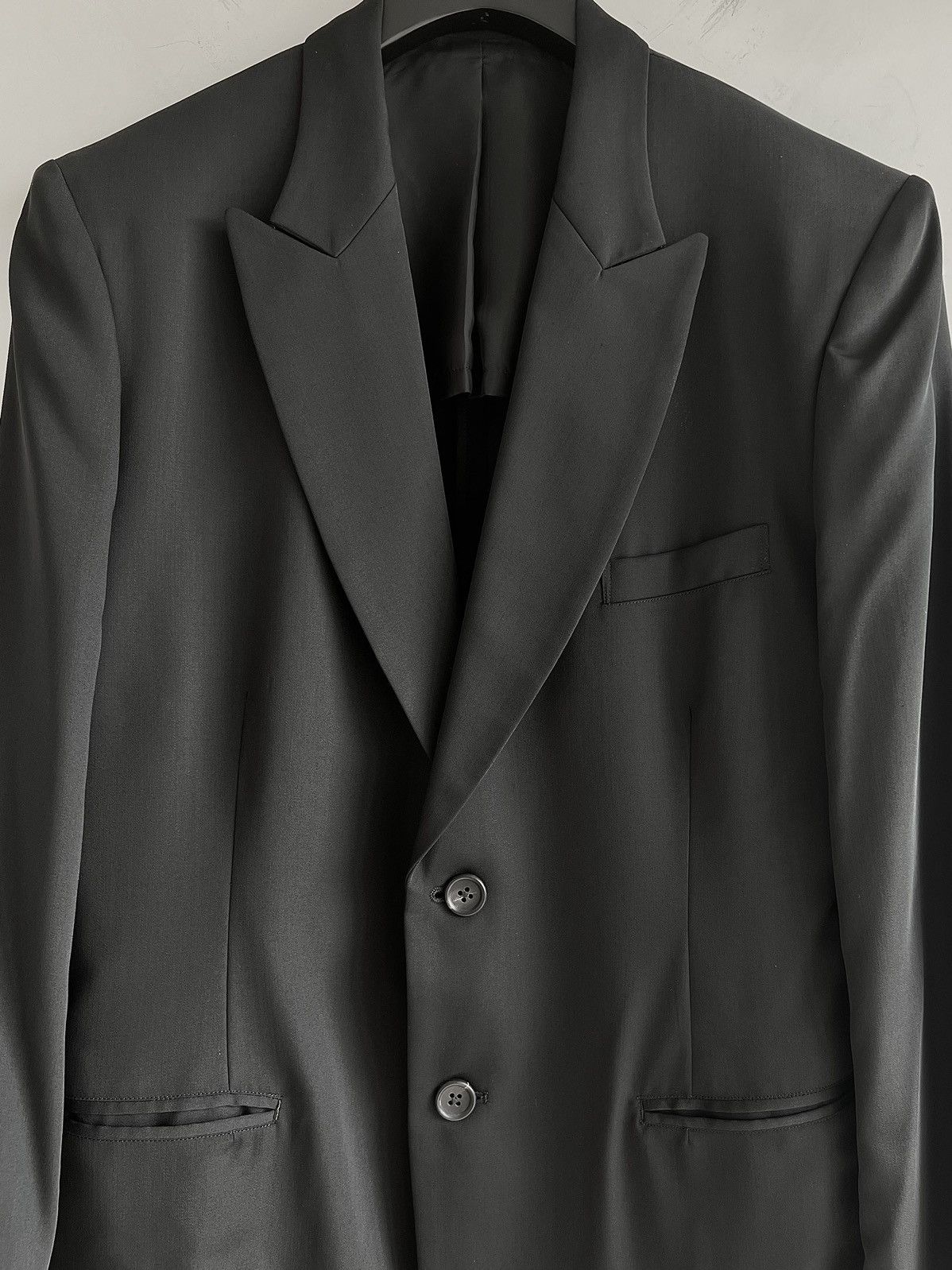 Yohji Yamamoto Yohji Yamamoto Pour Homme 2BS Peak Lapel Tailored Jacket |  Grailed