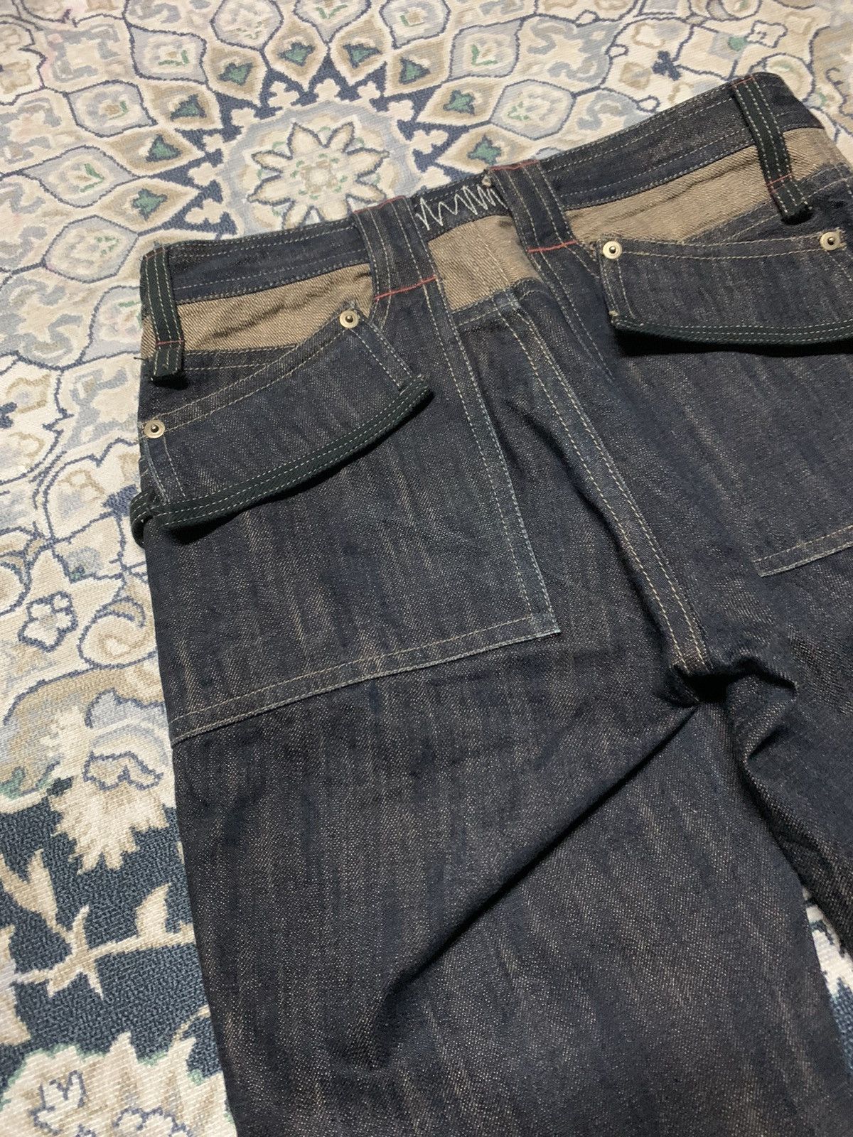 Japanese Brand JAPANESE BRAND KAMISHIMA CHINAMI YELLOW FLAREJEANS Size US 30 / EU 46 - 10 Thumbnail