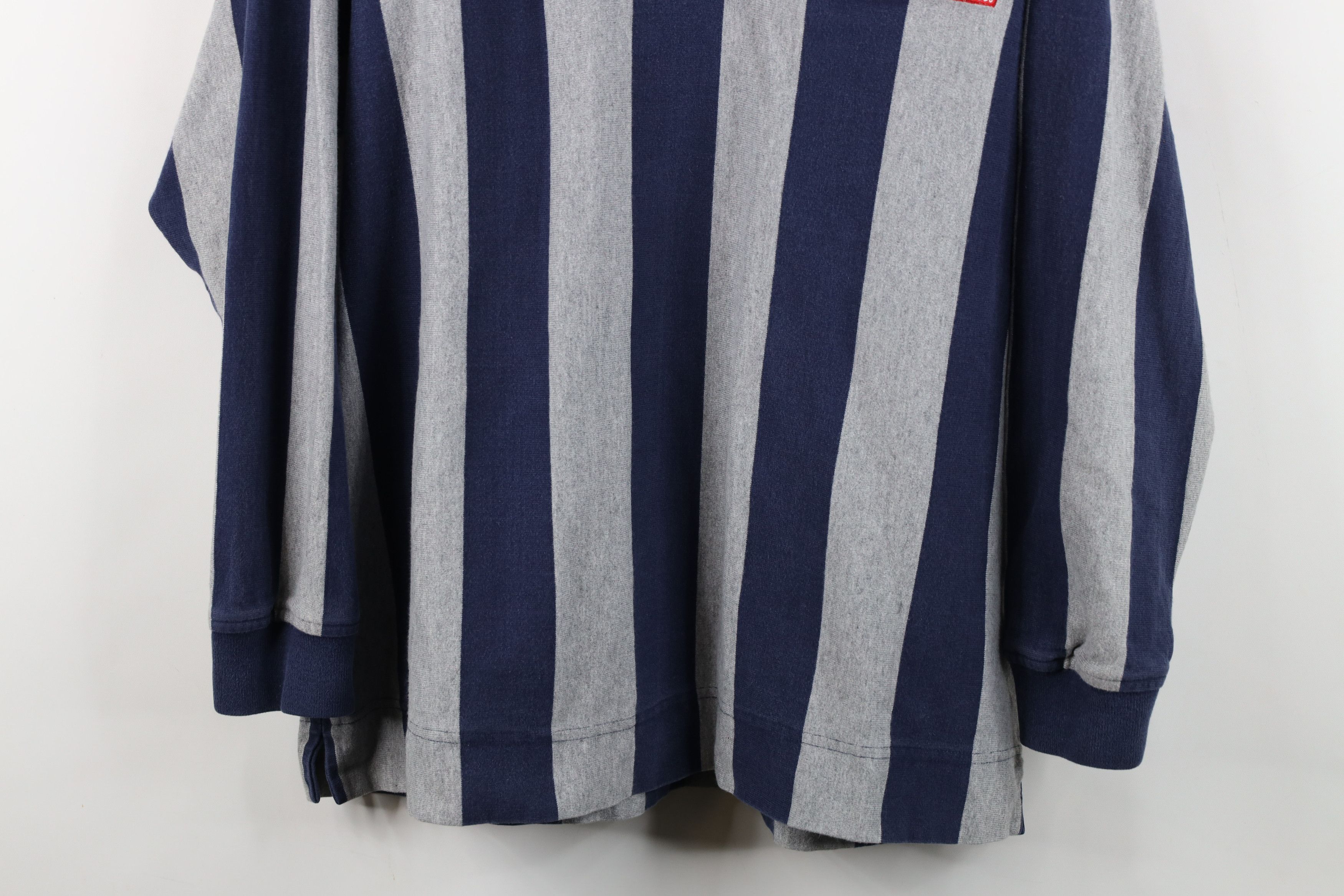 Tommy Hilfiger Vintage 90s Tommy Hilfiger Long Sleeve Rugby Polo Shirt Size US L / EU 52-54 / 3 - 3 Thumbnail