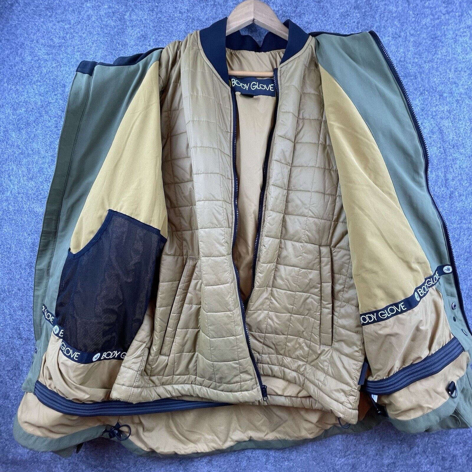 Body Glove Body Glove Ski Jacket Mens XL Olive Removable Lining 3in1 Size US XL / EU 56 / 4 - 3 Thumbnail