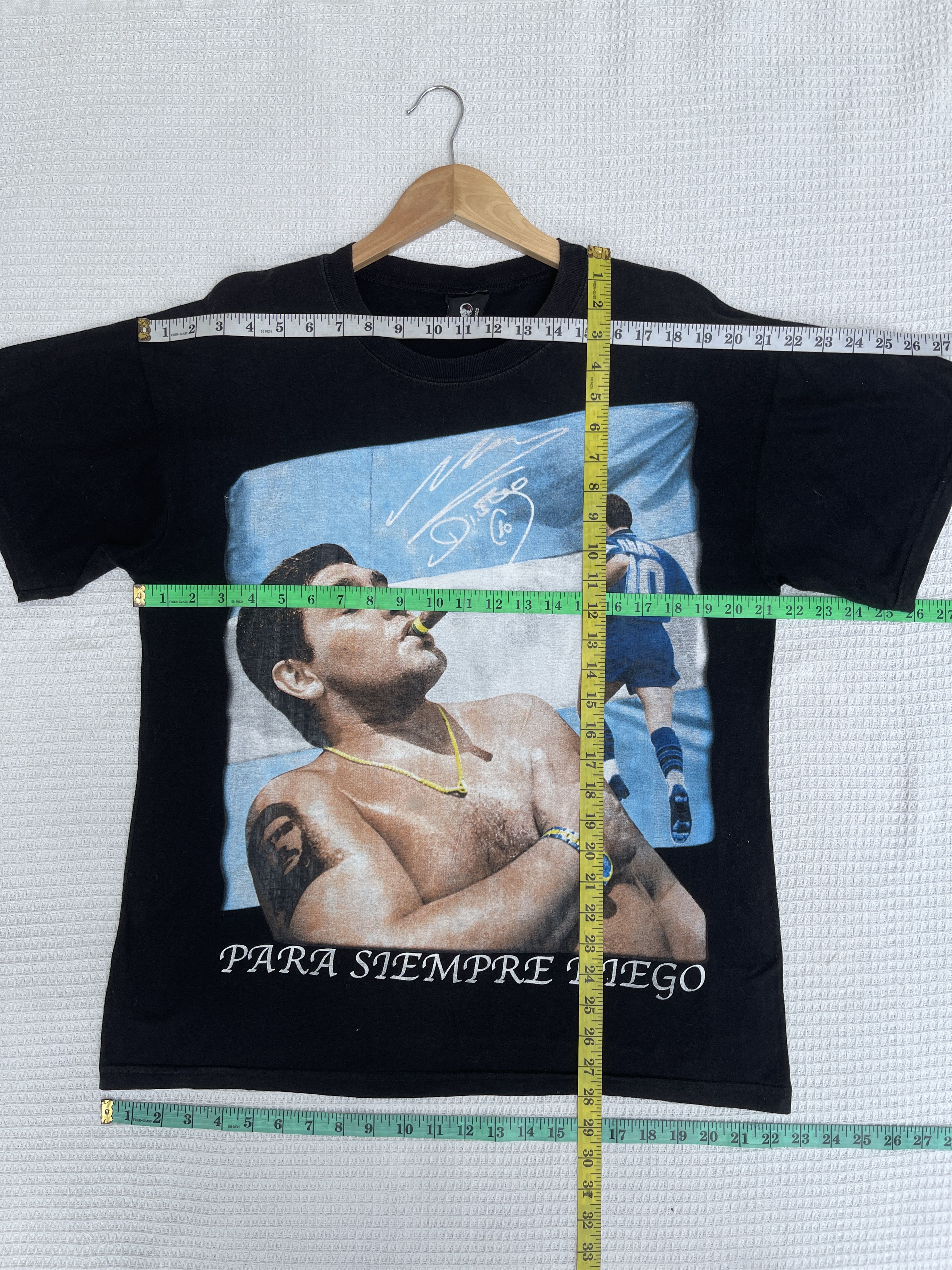 Rap Tees Last Drop🔥Rare🔥Vtg Diego Maradona Bootleg Rap Tees T-Shirt Size US L / EU 52-54 / 3 - 7 Thumbnail