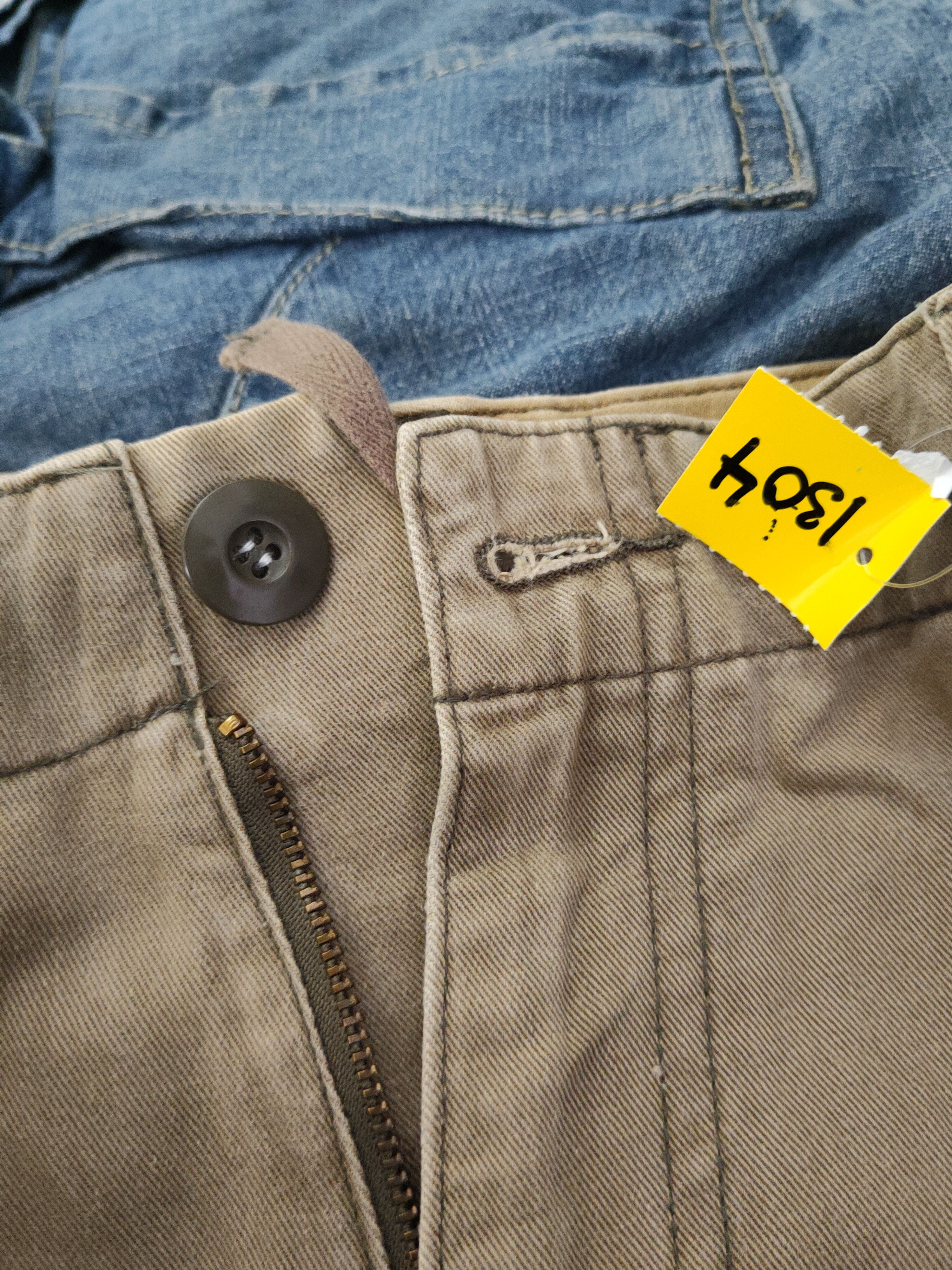 Japanese Brand DL Dog House Beige Multipocket Tactical Cargo Pants #1304 Size US 34 / EU 50 - 15 Thumbnail