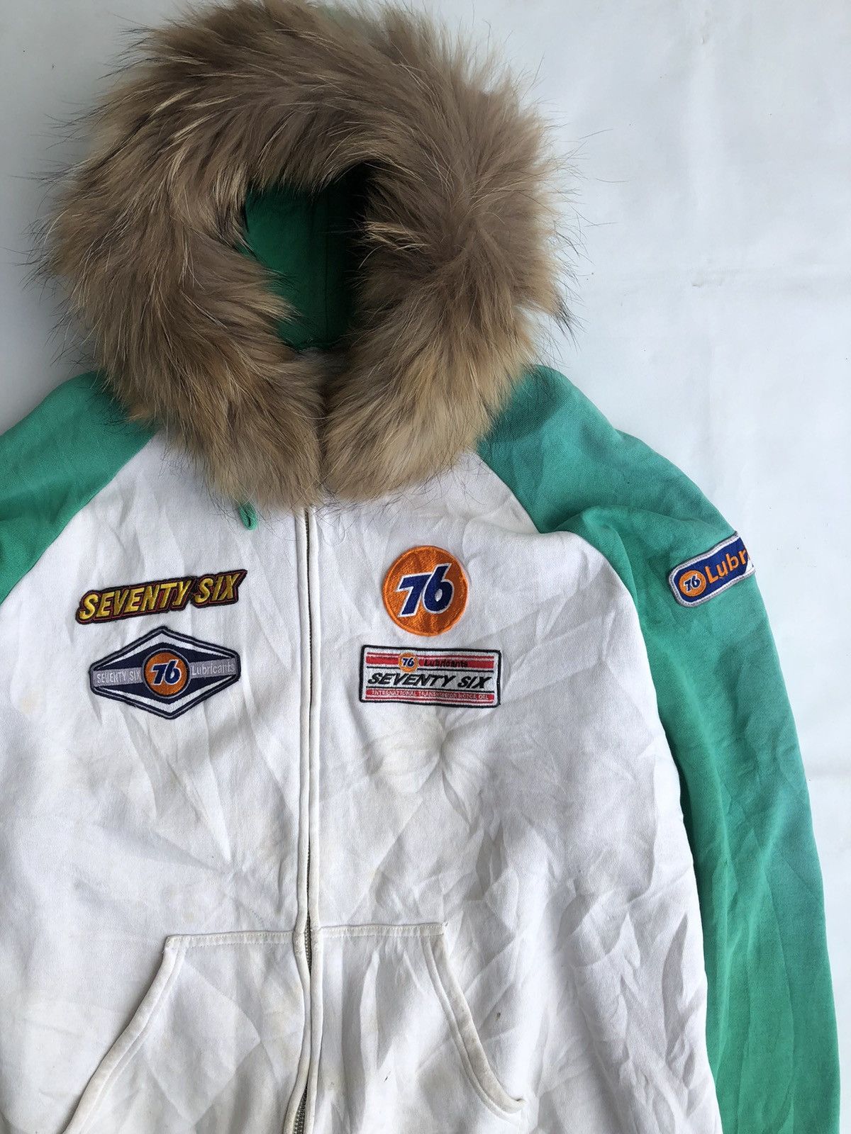 If Six Was Nine japanese Poem Patchwork fur hoodie ifsixwasnine Style Size US L / EU 52-54 / 3 - 3 Thumbnail
