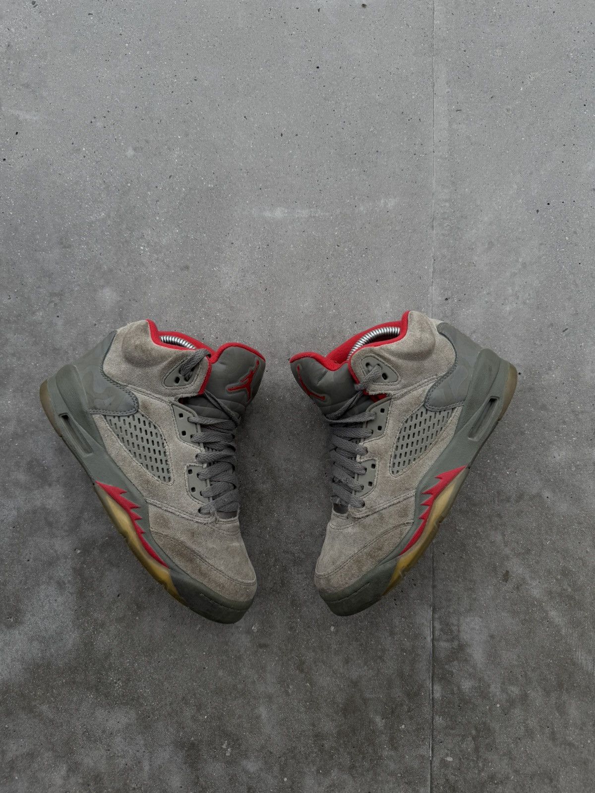 Jordan Brand × Nike Nike Air Jordan V 5 Camo P51 olive Size US 6.5 / IT 36.5 - 1 Thumbnail