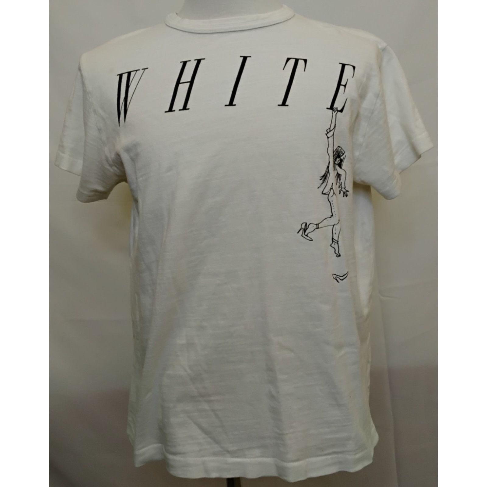 Off-White Off-White C/O Virgil Abloh T-Shirt Men's S Girl Hanging Size US S / EU 44-46 / 1 - 2 Thumbnail