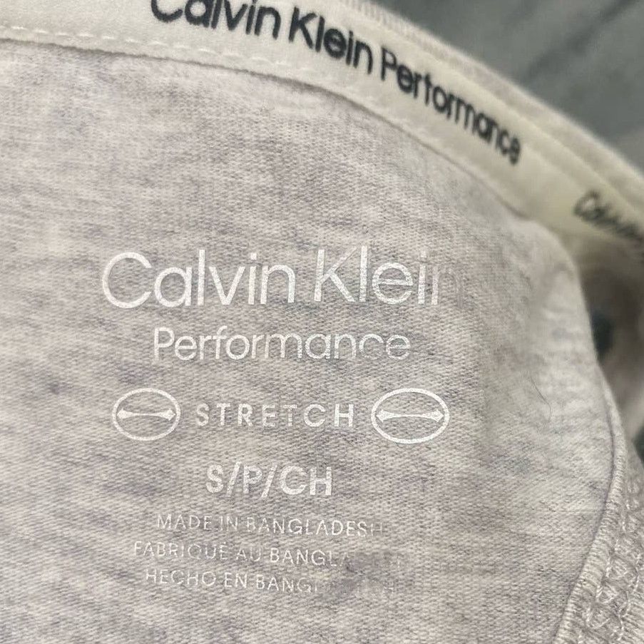 Calvin Klein CALVIN KLEIN PERFORMANCE Racerback Crop Top Grey Small Size M / US 6-8 / IT 42-44 - 8 Thumbnail