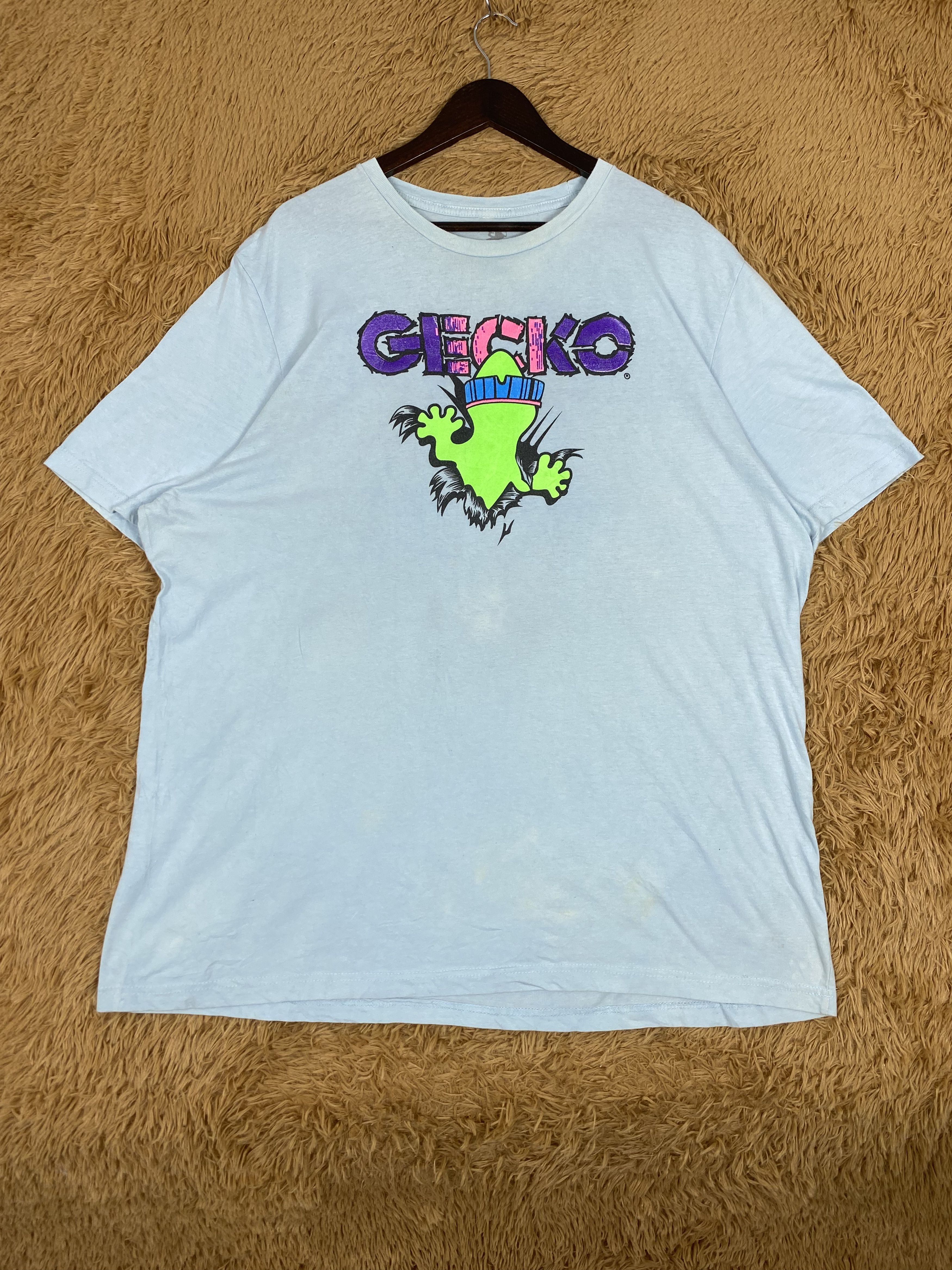 Japanese Brand Vintage Gecko Hawaii T-Shirts PT0029 Size US XXL / EU 58 / 5 - 1 Thumbnail
