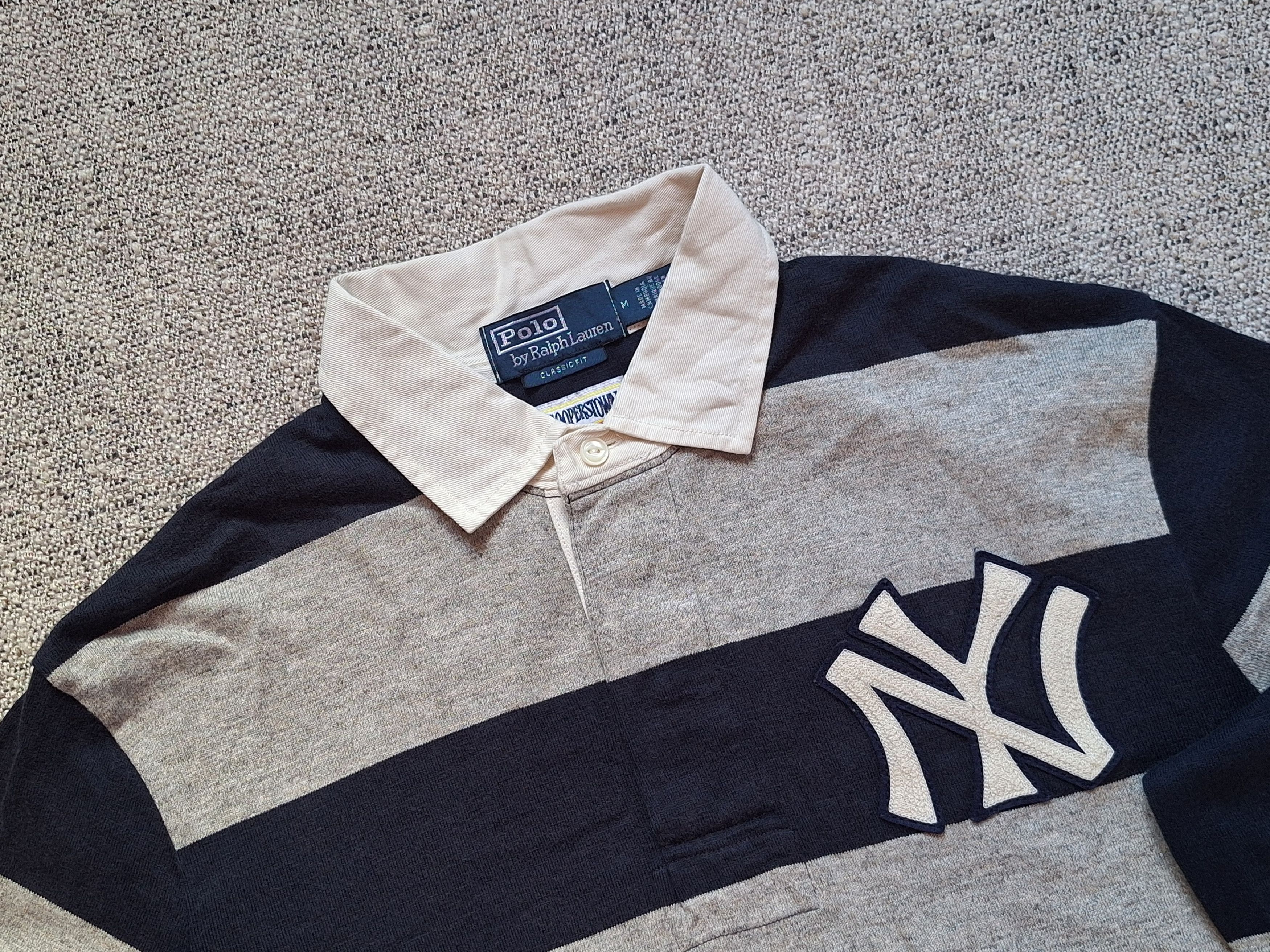 Polo Ralph Lauren POLO RALPH LAUREN / Rugby Shirt x Yankess Size US M / EU 48-50 / 2 - 3 Thumbnail