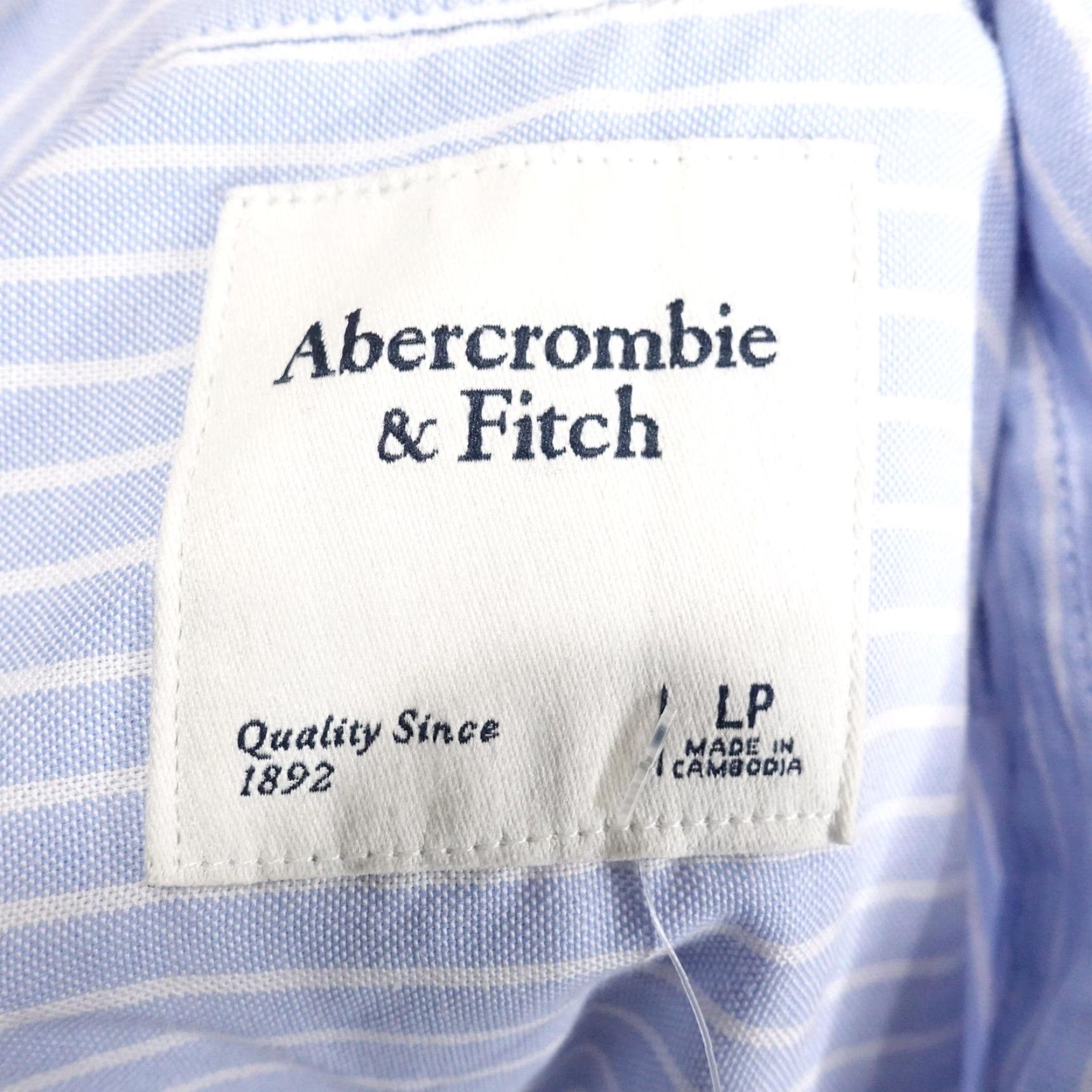 Abercrombie & Fitch VINTAGE? No. Abercrombie & Fitch Shirt Dress Womens LP Petite Blue Striped Dress Shirt Dress Size L / US 10 / IT 46 - 6 Thumbnail