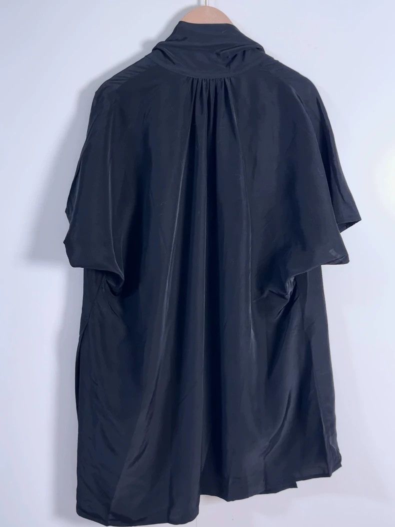 Y's Y's Black short sleeve silk shirt Size XS / US 0-2 / IT 36-38 - 3 Thumbnail