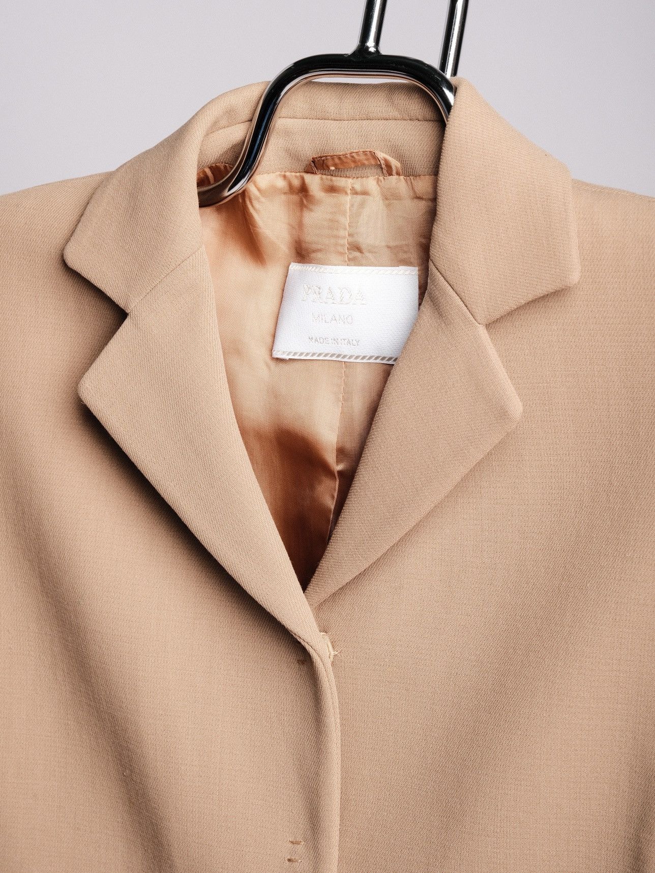 Prada Prada FW 1999 Buckle Strap Wool Jacket Size XS / US 0-2 / IT 36-38 - 5 Thumbnail