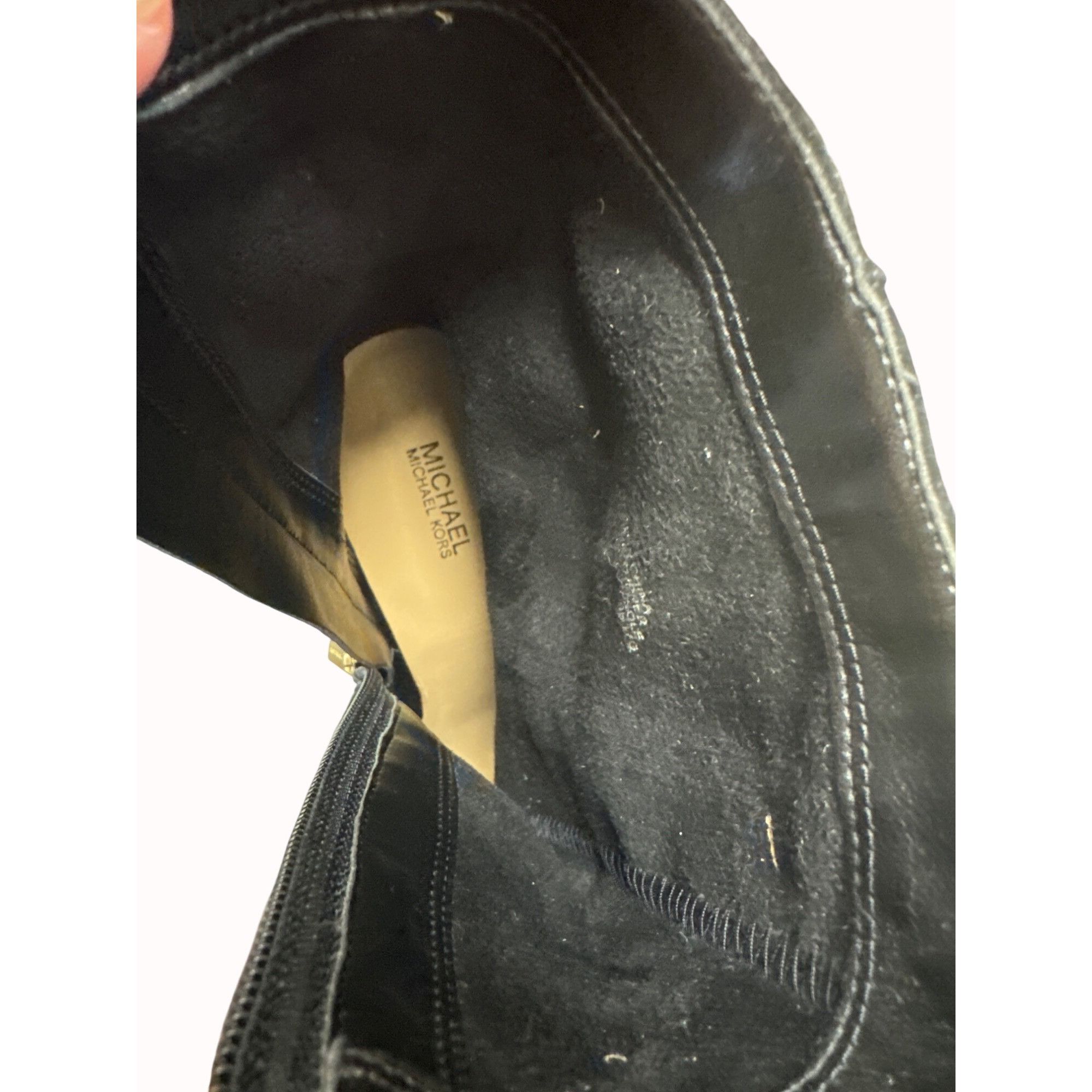 Michael Kors Michael Kors women’s black leather mid calf boots size 8.5m Size US 8.5 / IT 38.5 - 11 Thumbnail