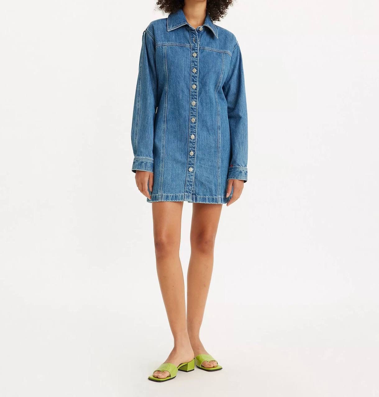 Levi's Levi's Women's Shay Blue Denim Dress, Size S Size S / US 4 / IT 40 - 25 Thumbnail