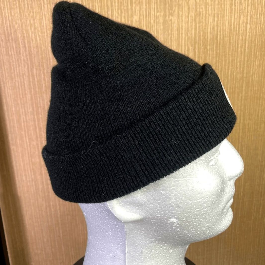 Vintage Bored and Poor Clothing Beanie Hat Foldover Black Men One Size Beanie Foldover Black Mens Beanie Hat Foldover Black Size ONE SIZE - 2 Thumbnail
