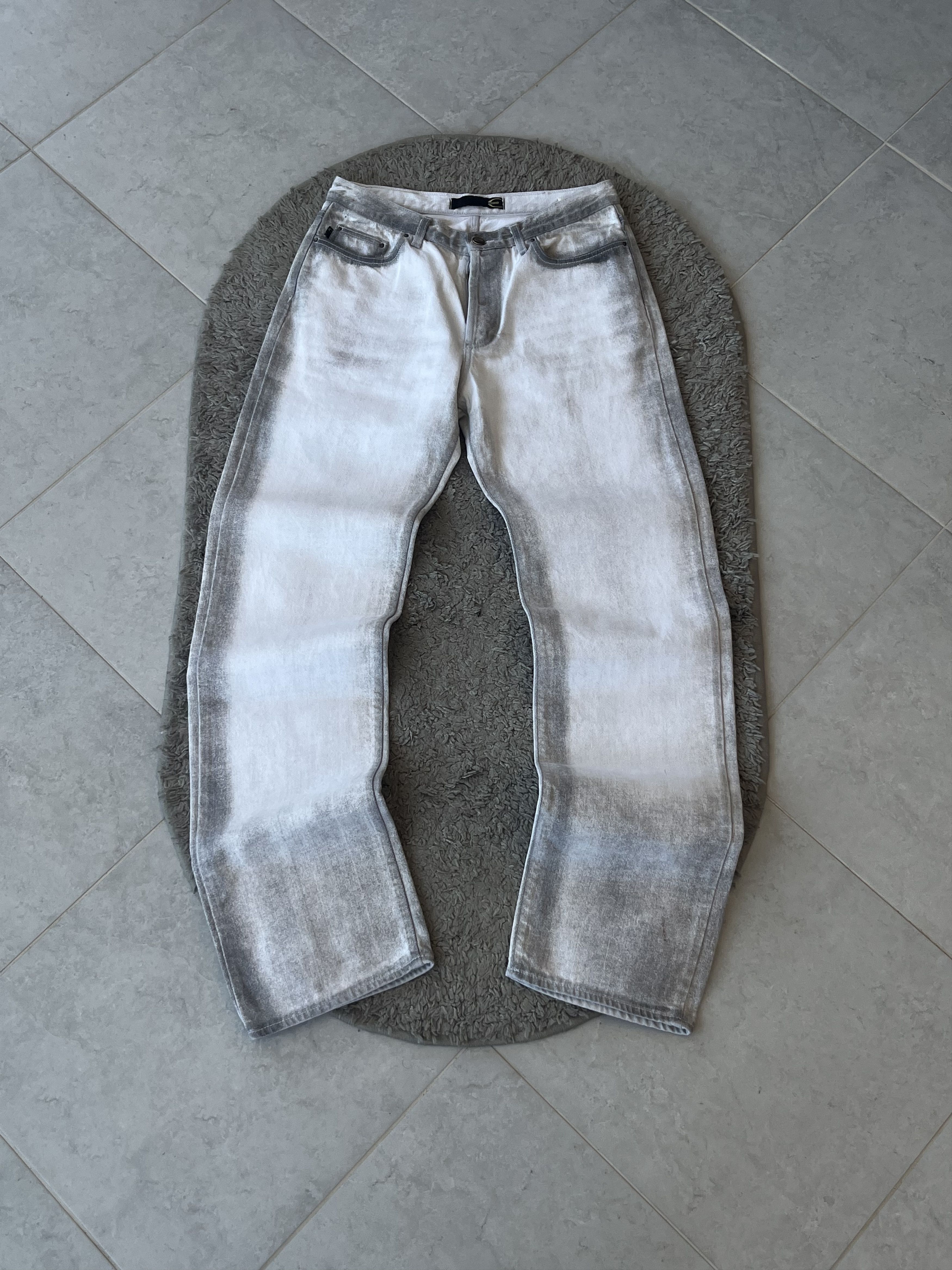Just Cavalli JUST CAVALLI Men’s Regular Straight Jeans White/Gray Color Size US 30 / EU 46 - 1 Thumbnail