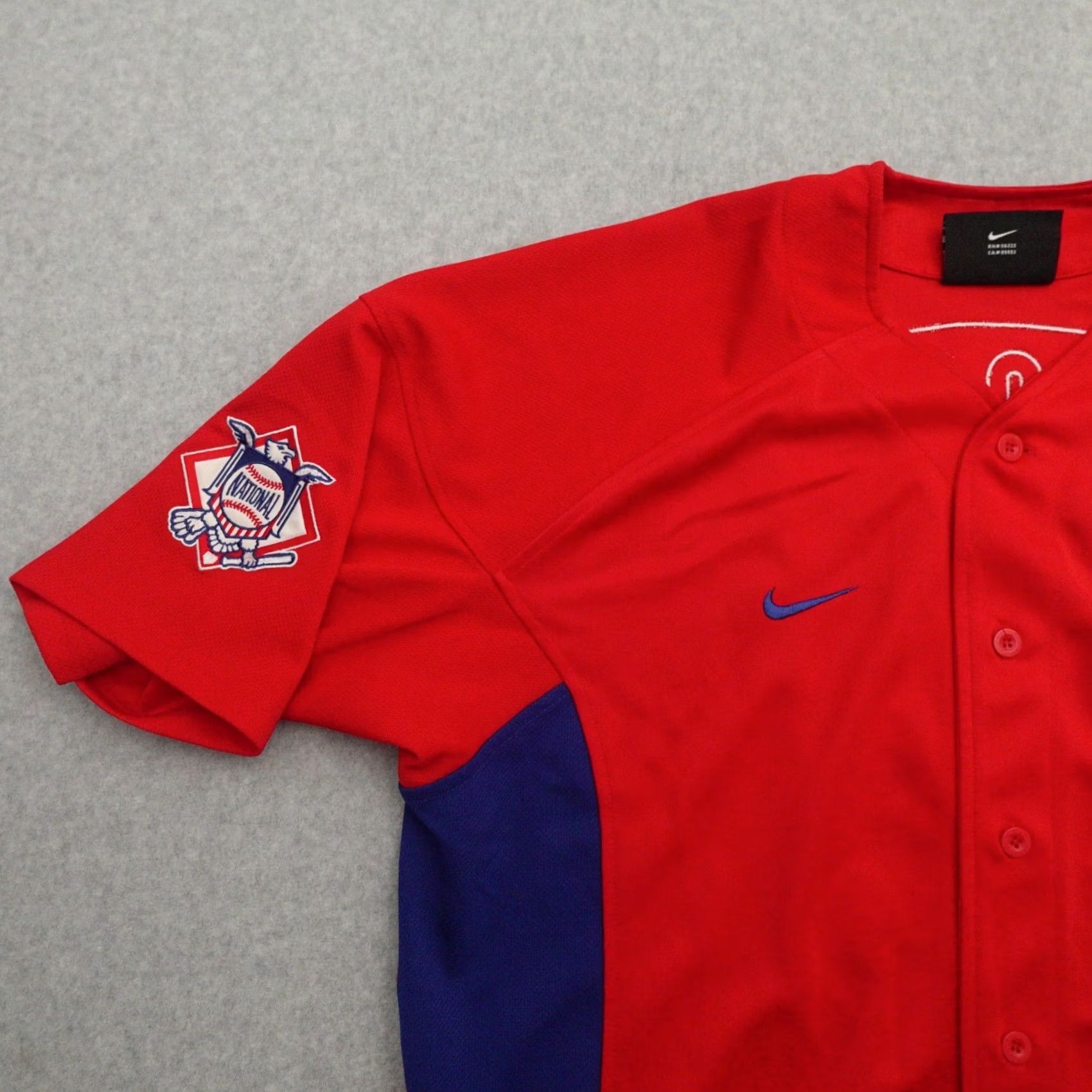 Nike VINTAGE Nike MLB Philadelphia Phillies Jim Thome Red Jersey Shirt Adult Large Mens Size US L / EU 52-54 / 3 - 7 Thumbnail
