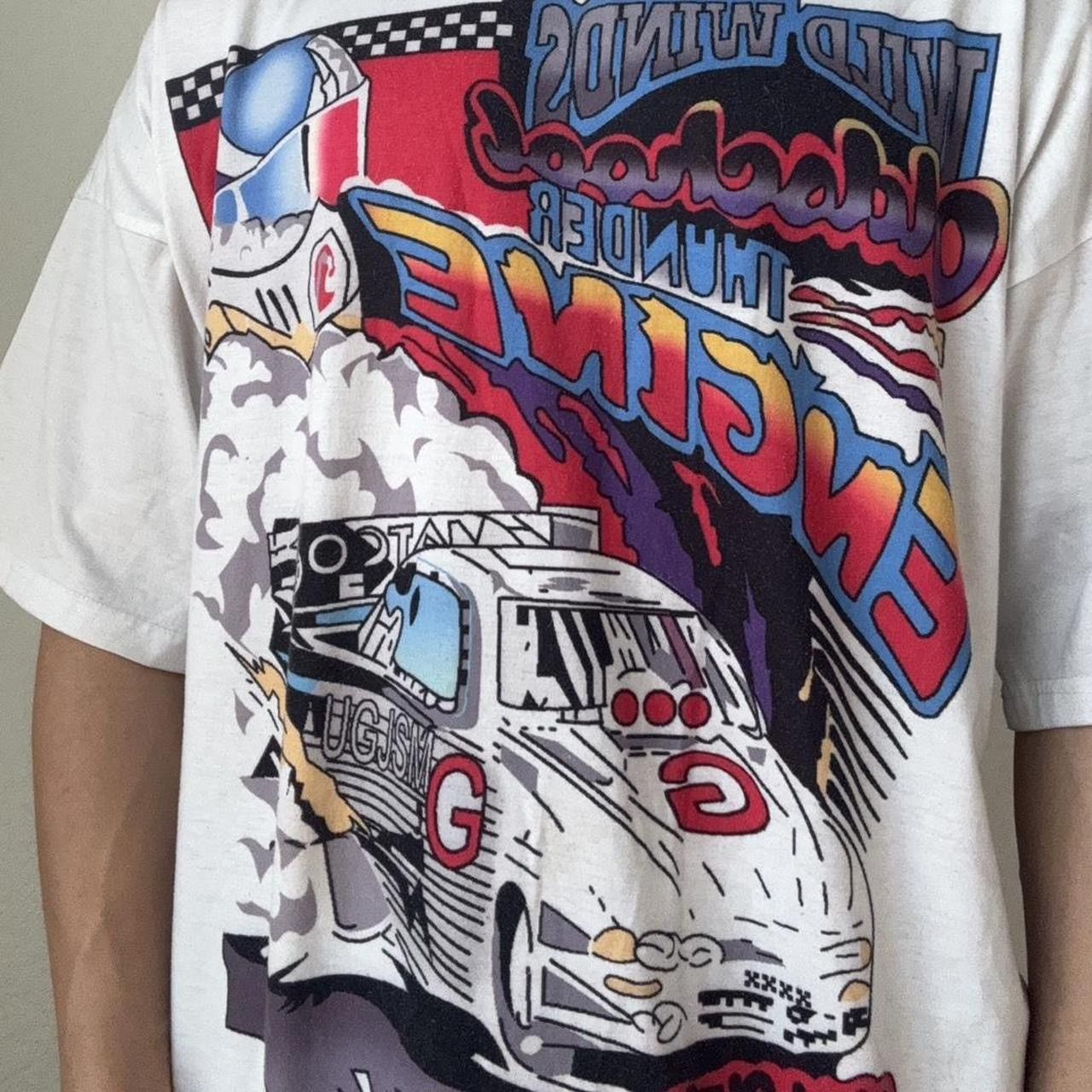 NASCAR Speed Star Champions Racing Graphics White Tee Shirt Size US XXL / EU 58 / 5 - 4 Thumbnail