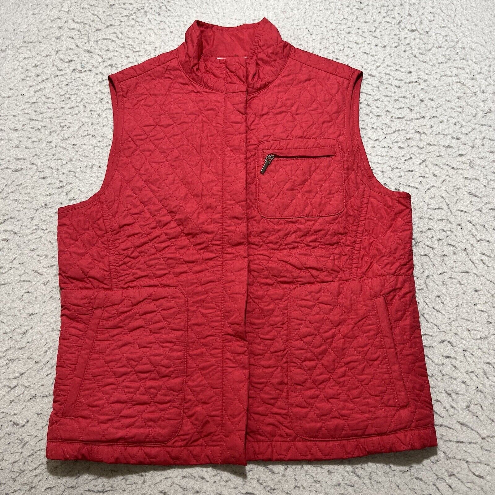 Other Talbots Quilted Full Zip Vest Lightweight Hot Pink Jacket Size S / US 4 / IT 40 - 1 Thumbnail