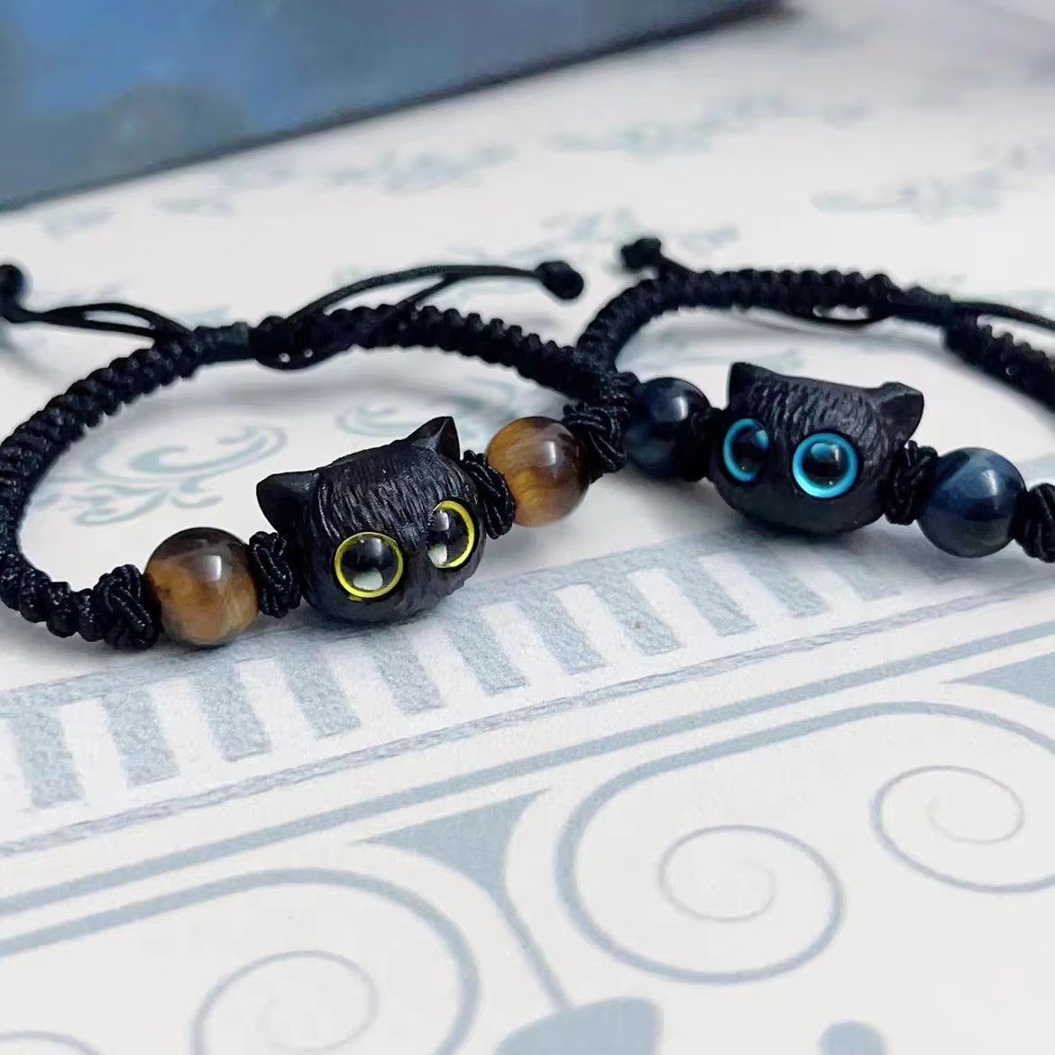 Other Cute Cat Bracelet Imitation Crystal Bracelet Size ONE SIZE - 2 Thumbnail