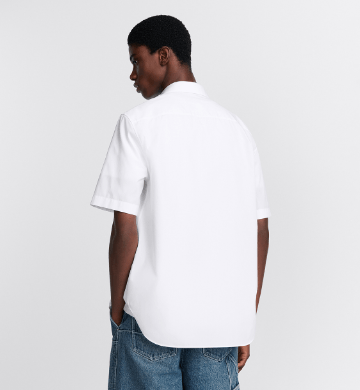 Dior o1w1db10625 Dior Charm Short-Sleeved Shirt in White Size US M / EU 48-50 / 2 - 6 Thumbnail