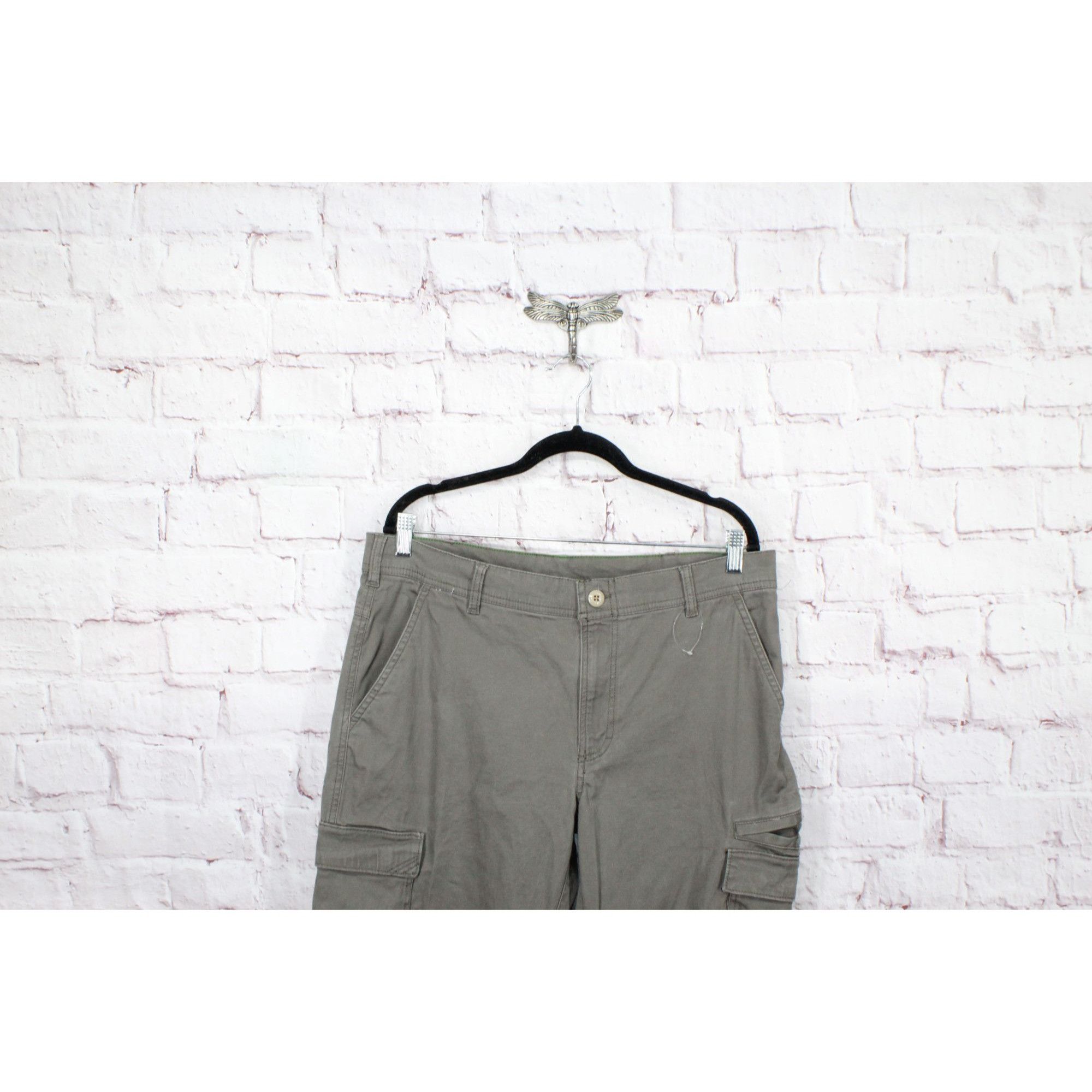 L.L. Bean LL Bean Men's BeanFlex Canvas Pants Cargo 2.0 Straight Leg Size US 35 - 2 Thumbnail