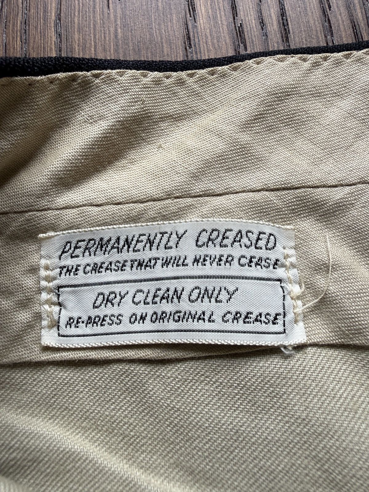 Vintage Vintage 50s Knit Wool Trousers Size US 35 - 2 Thumbnail