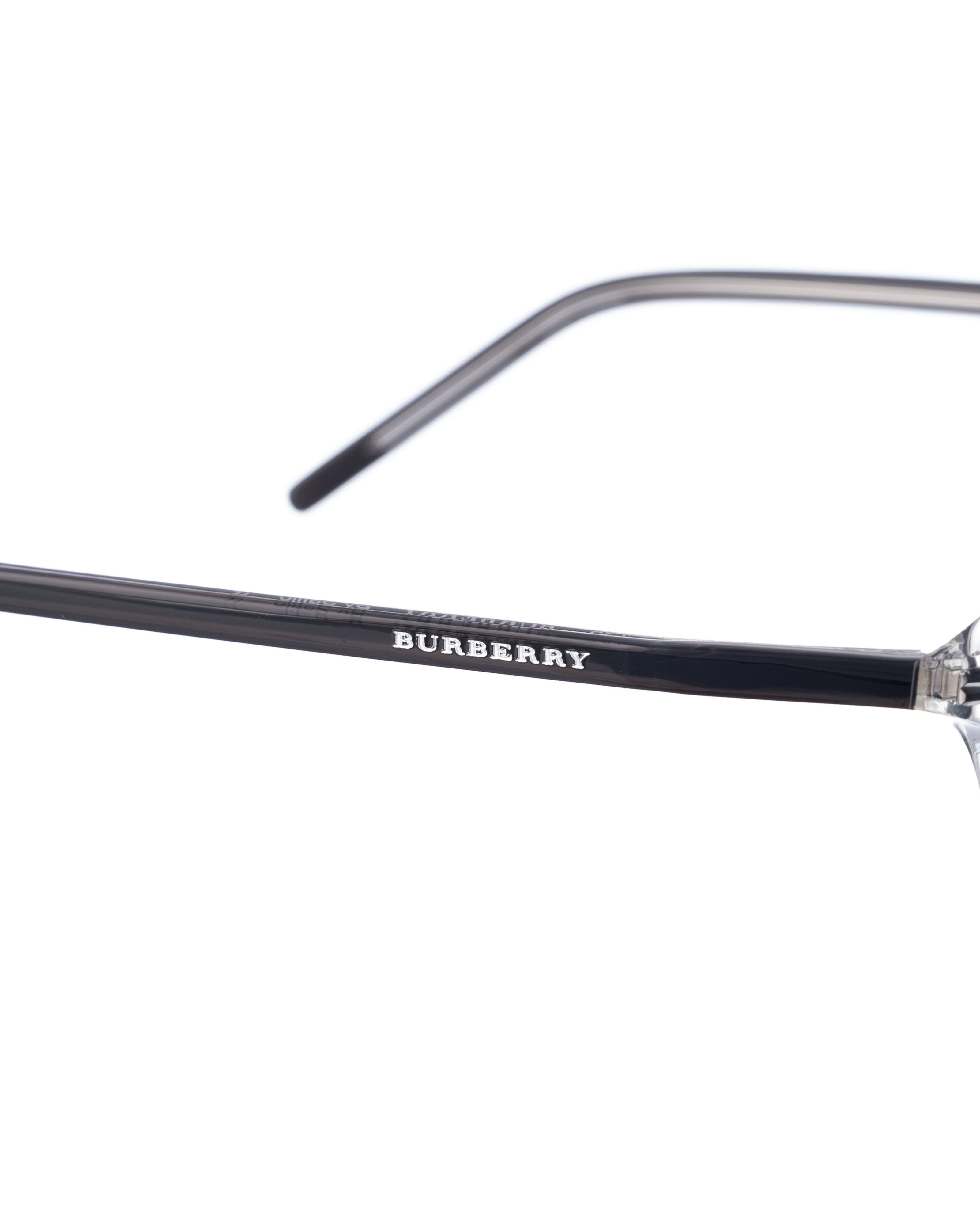 Burberry Burberry 00s Black and Clear Mini Glasses Size ONE SIZE - 3 Thumbnail
