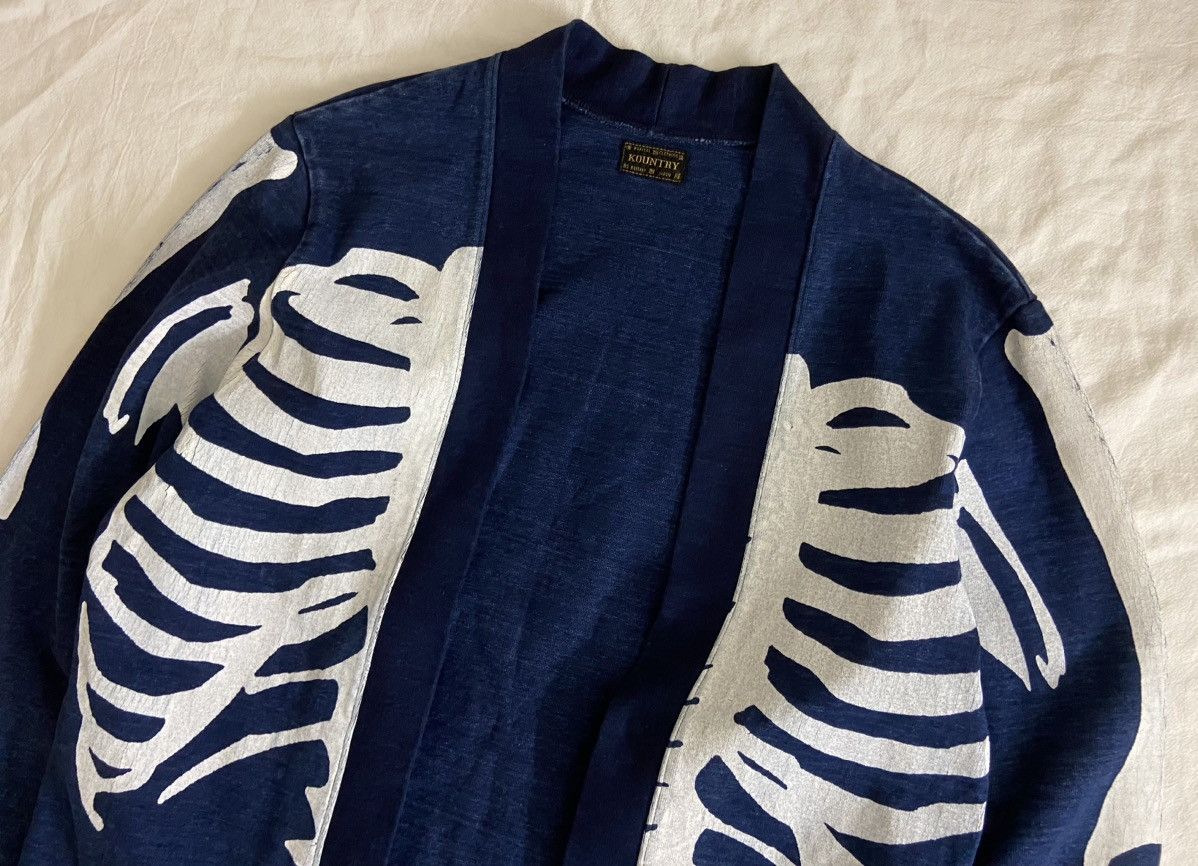 Kapital Kountry KAPITAL KOUNTRY BONE pattern Indigo dyeing sweat shirt Size US M / EU 48-50 / 2 - 2 Thumbnail
