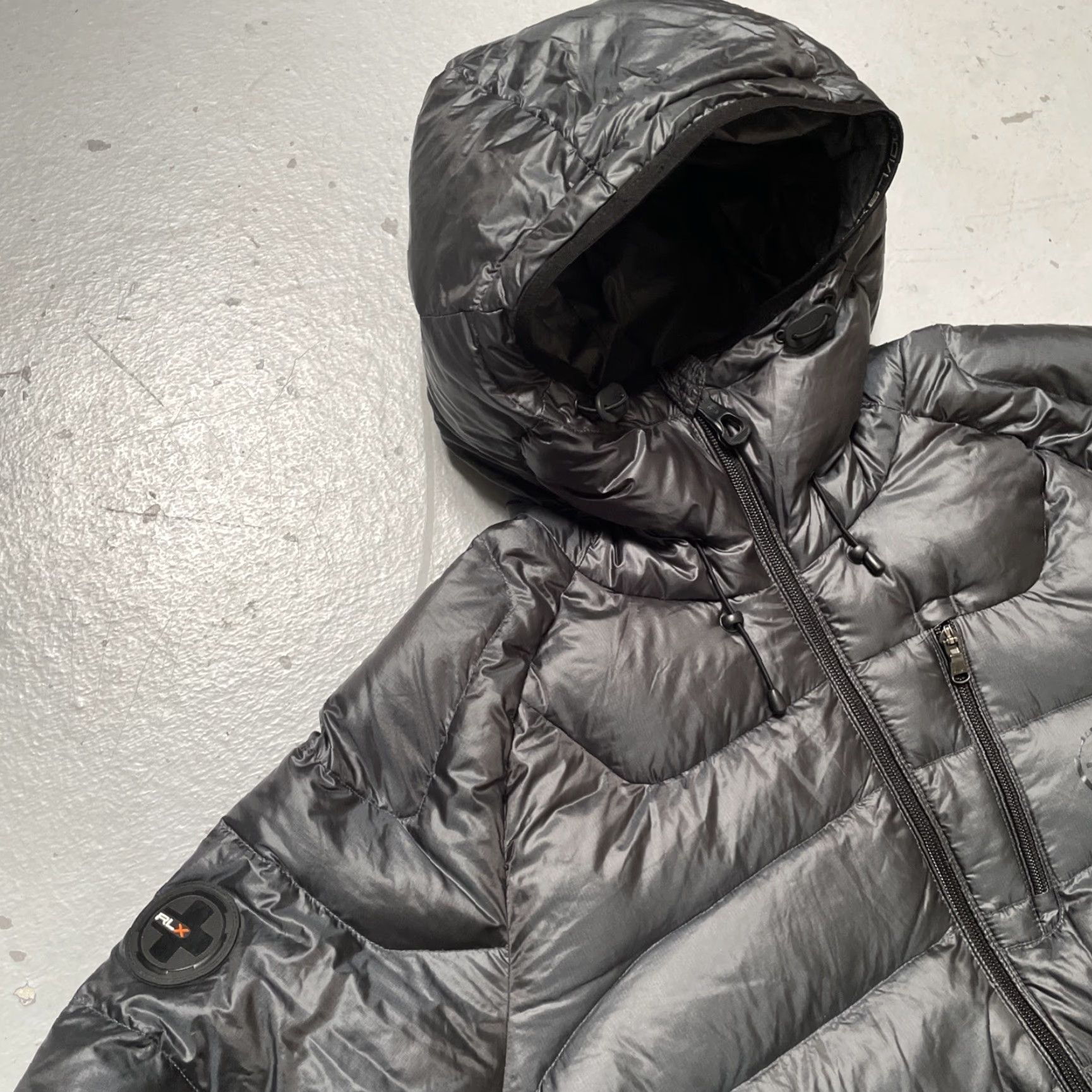 Ralph Lauren Ralph Lauren RLX Quilted Down Puffer Expedition Ski Outdoor Field Jacket L Black Unisex Adults Nylon Blend Down Winter 90s? Size US L / EU 52-54 / 3 - 2 Thumbnail